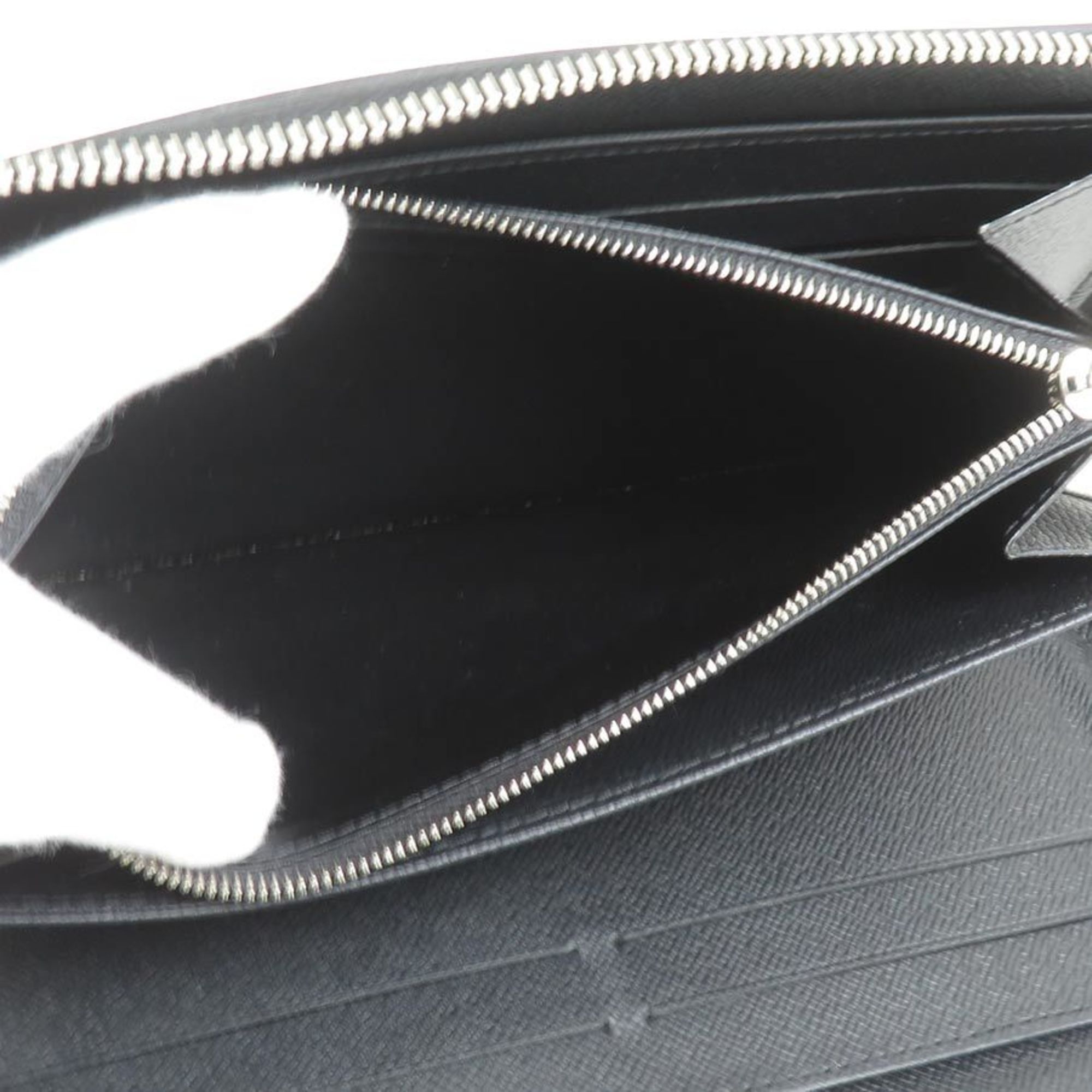Louis Vuitton Louis Vuitton Round Long Wallet Taiga Zippy Organizer NM Ardoise Men's M30056 h30979a Size ONE SIZE - 4 Thumbnail