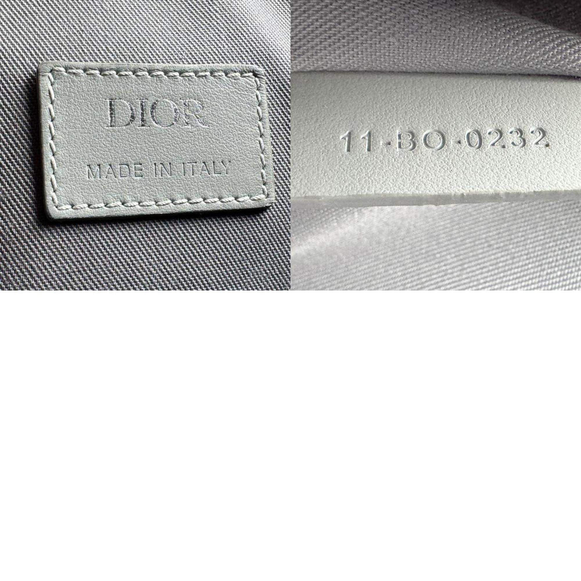Dior Christian Dior Dior Shoulder Bag Leather Grey Silver Men's z4214 Size ONE SIZE - 5 Thumbnail
