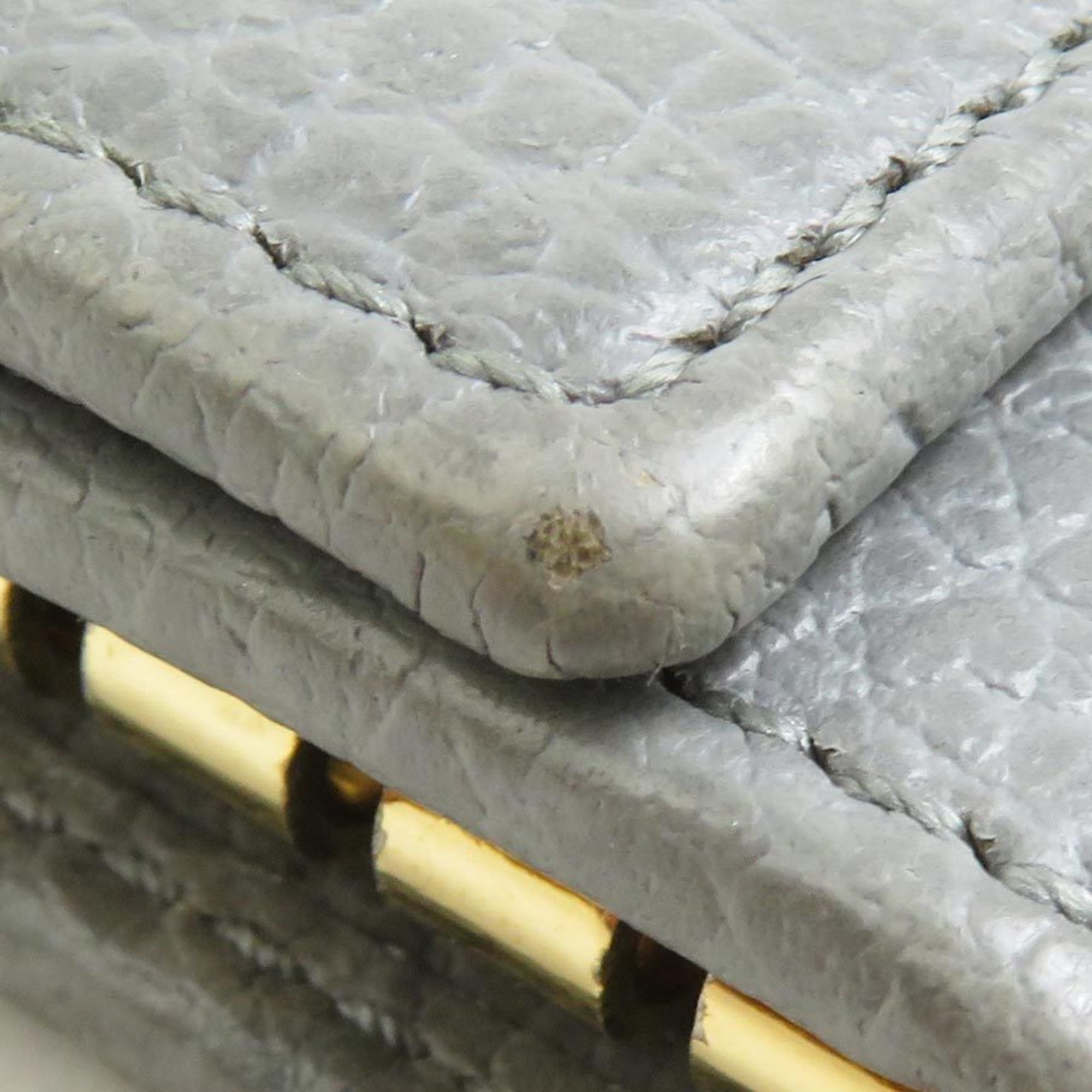 Gucci GUCCI GG Marmont key case leather metal grey gold men women 456118 e60164f Size ONE SIZE - 4 Thumbnail