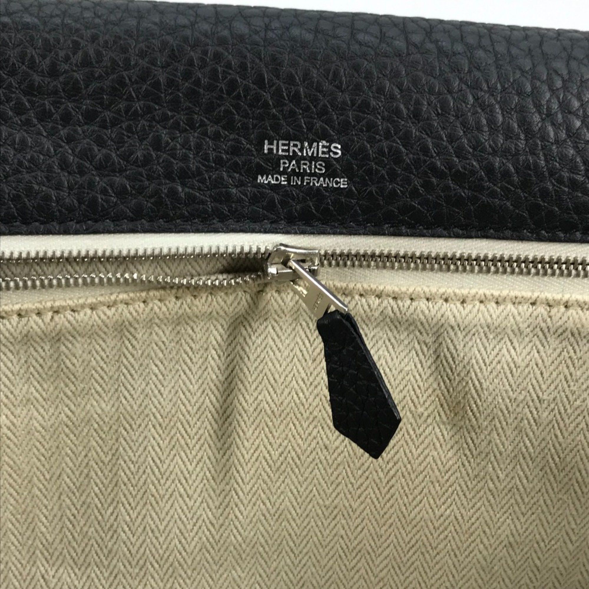 Hermes Hermes crossbody bag Sac Alfred 35 messenger shoulder Taurillon Clemence men's black Size ONE SIZE - 11 Thumbnail