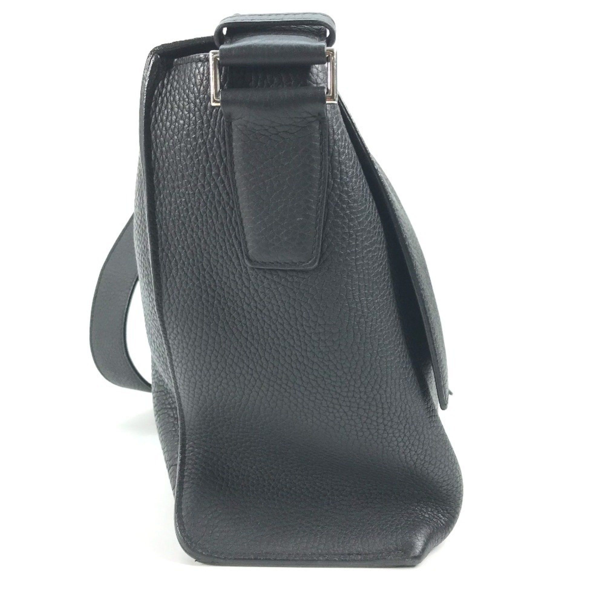 Hermes Hermes crossbody bag Sac Alfred 35 messenger shoulder Taurillon Clemence men's black Size ONE SIZE - 5 Thumbnail