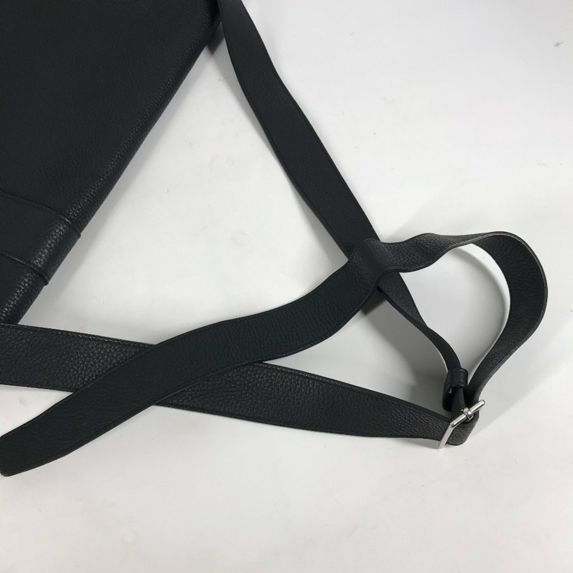 Hermes Hermes crossbody bag Sac Alfred 35 messenger shoulder Taurillon Clemence men's black Size ONE SIZE - 15 Thumbnail