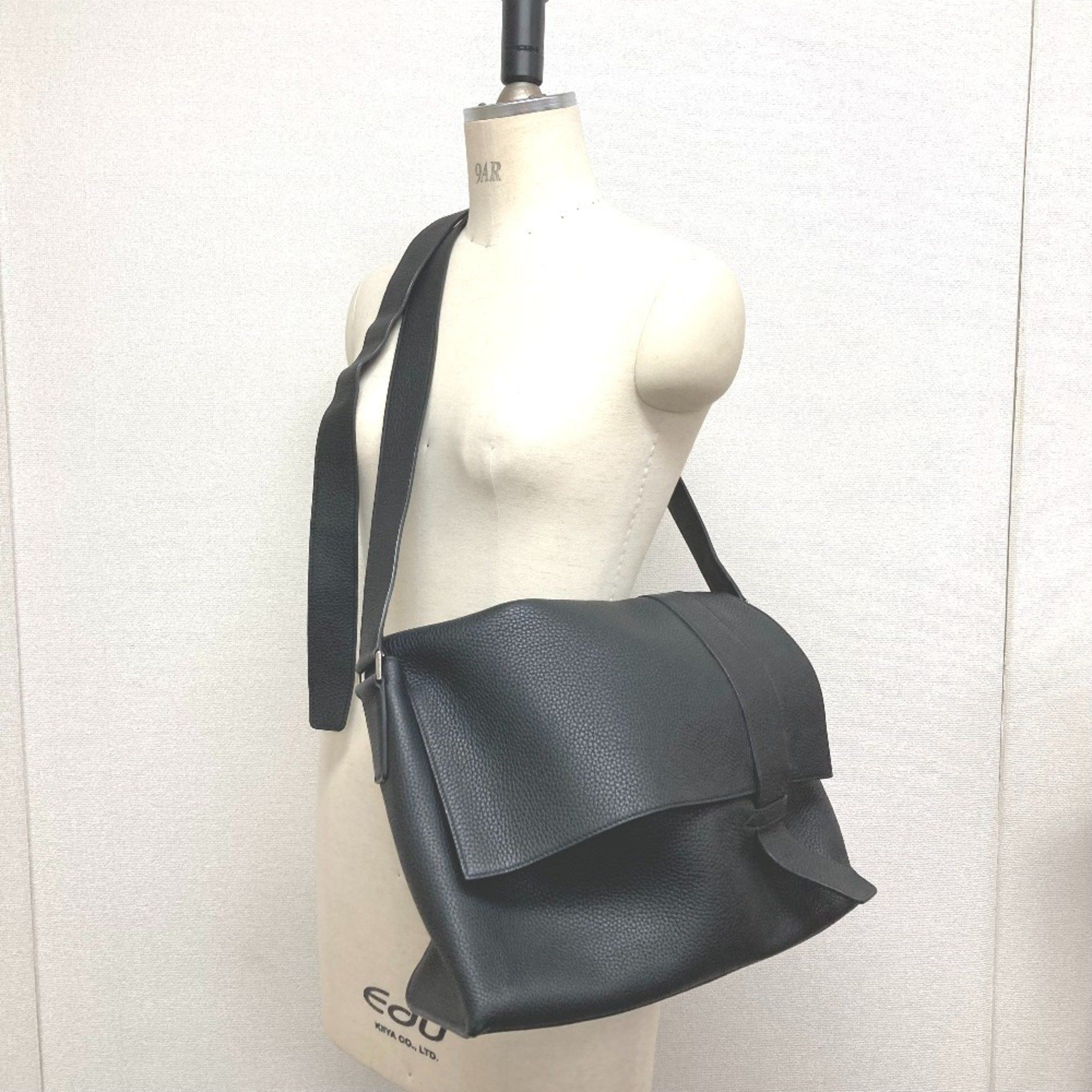 Hermes Hermes crossbody bag Sac Alfred 35 messenger shoulder Taurillon Clemence men's black Size ONE SIZE - 17 Thumbnail
