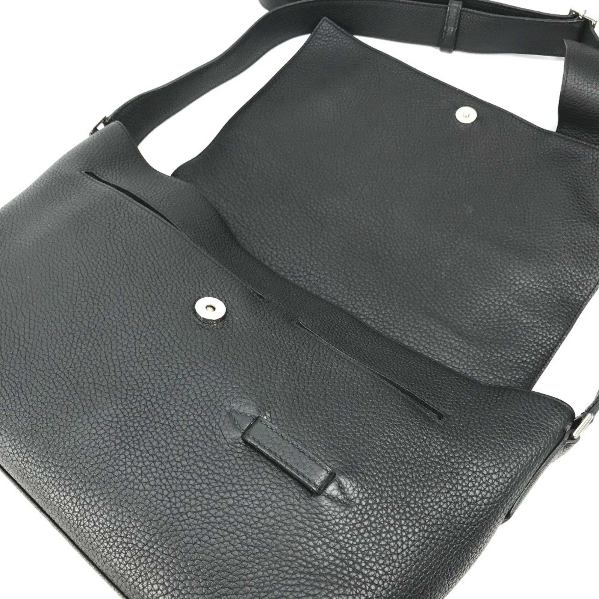 Hermes Hermes crossbody bag Sac Alfred 35 messenger shoulder Taurillon Clemence men's black Size ONE SIZE - 9 Thumbnail
