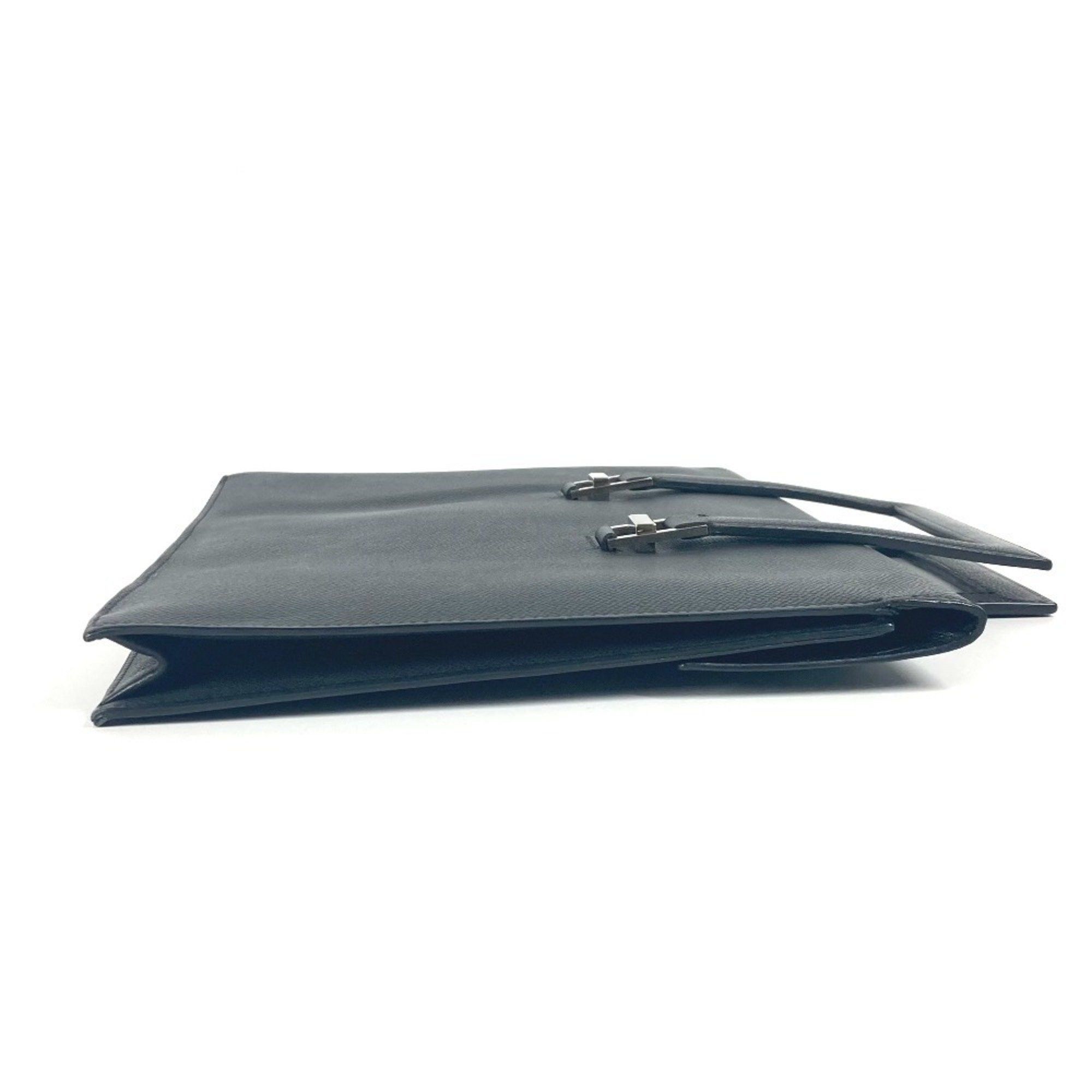 Hermes HERMES Briefcase 365 Document Bag Handbag Business Leather Men's Black Size ONE SIZE - 3 Thumbnail