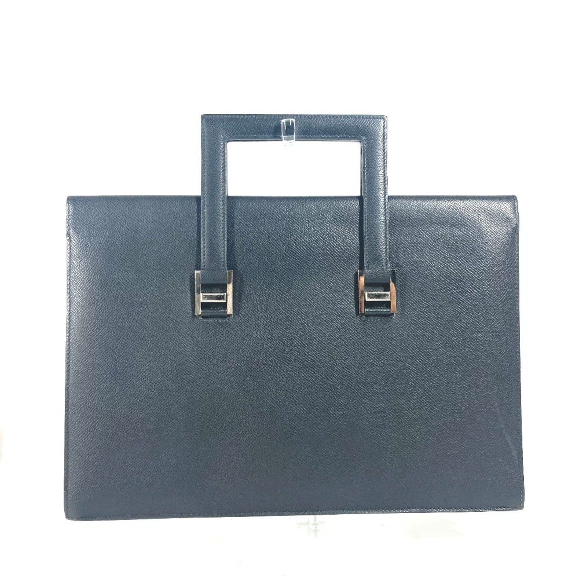Hermes HERMES Briefcase 365 Document Bag Handbag Business Leather Men's Black Size ONE SIZE - 2 Thumbnail