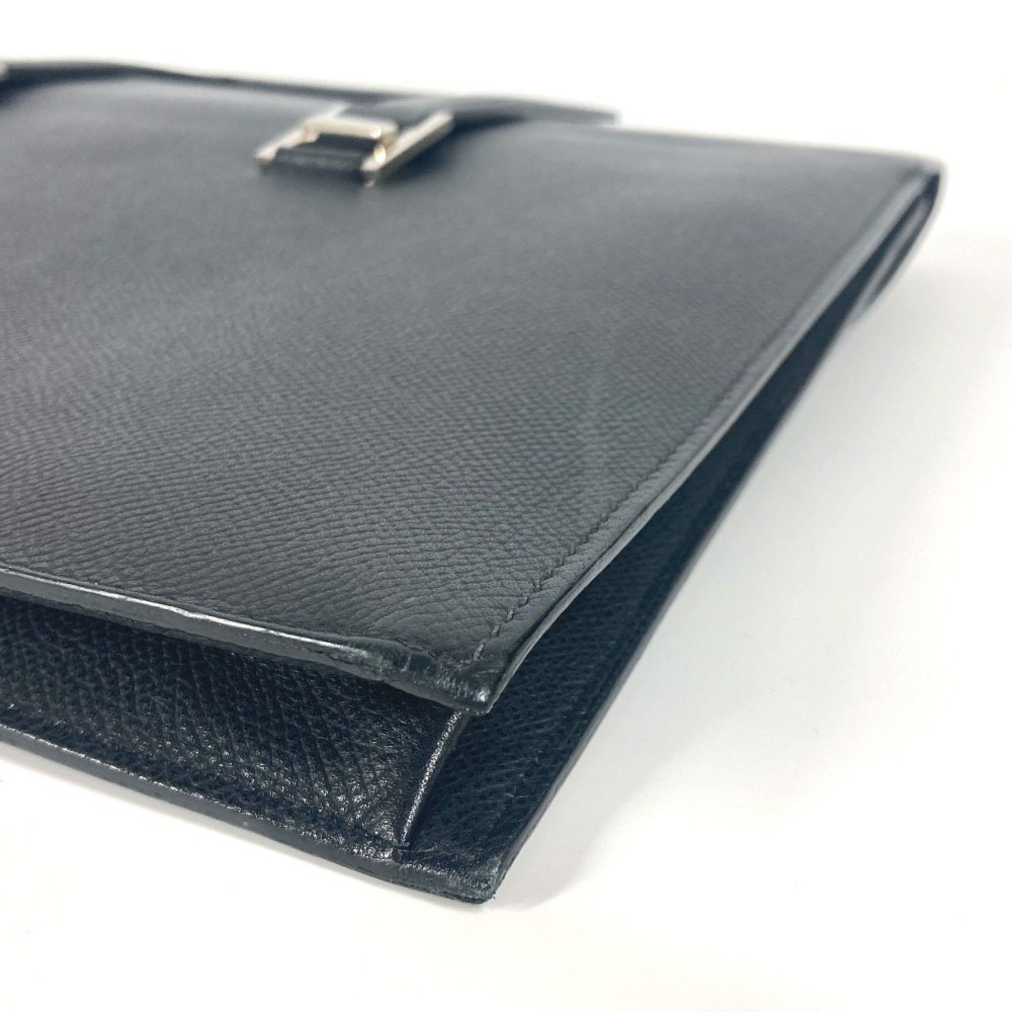 Hermes HERMES Briefcase 365 Document Bag Handbag Business Leather Men's Black Size ONE SIZE - 6 Thumbnail