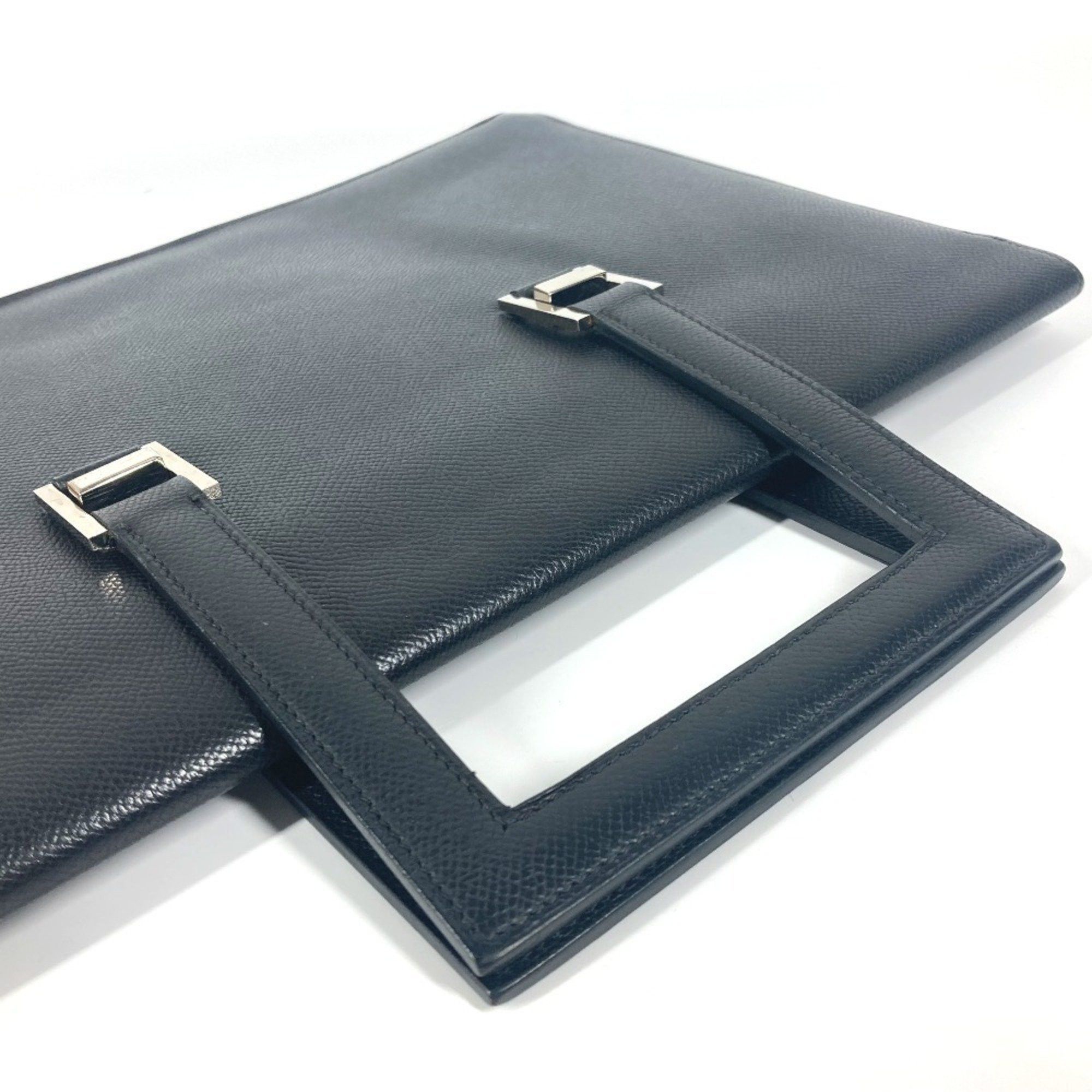Hermes HERMES Briefcase 365 Document Bag Handbag Business Leather Men's Black Size ONE SIZE - 7 Thumbnail