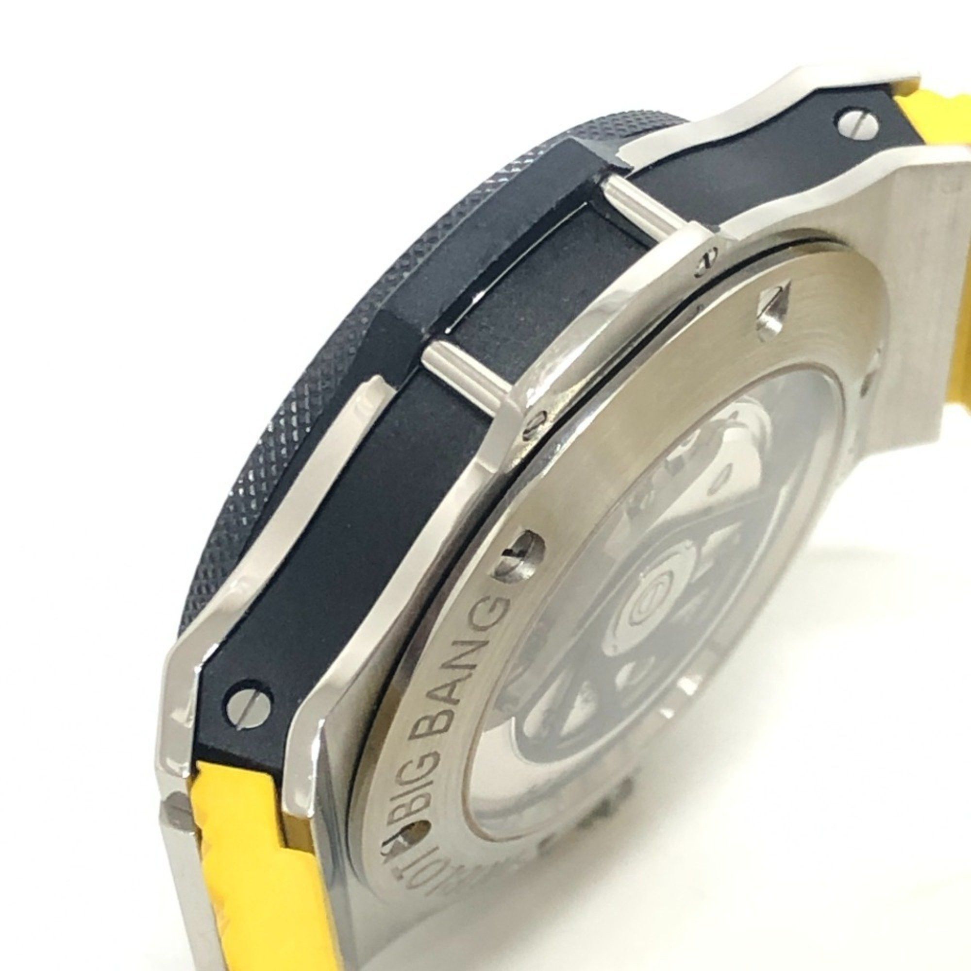 Hublot HUBLOT 301.SB.131.RX Big Bang Chronograph Automatic Watch Stainless Steel Rubber Men's Silver Size ONE SIZE - 13 Thumbnail