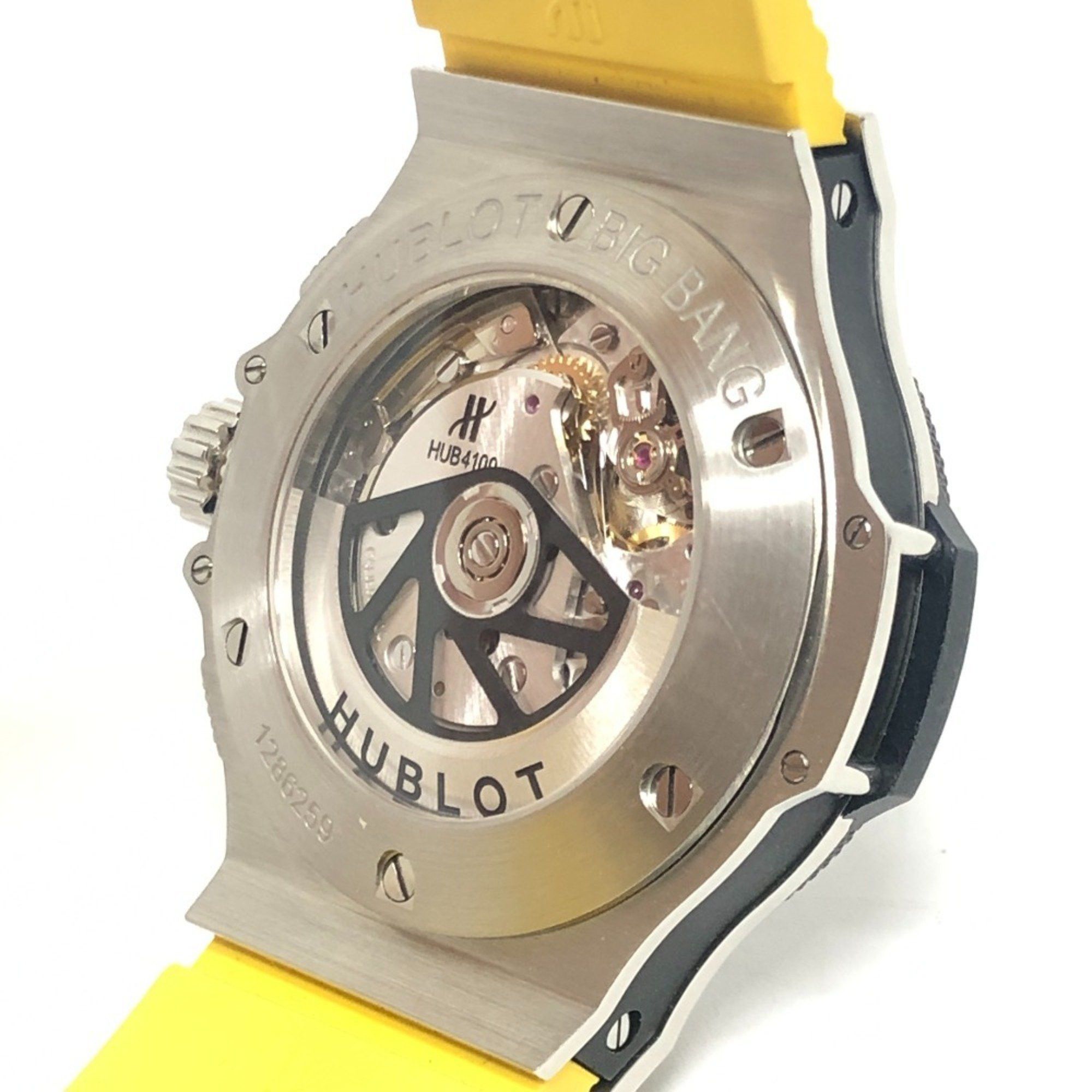 Hublot HUBLOT 301.SB.131.RX Big Bang Chronograph Automatic Watch Stainless Steel Rubber Men's Silver Size ONE SIZE - 11 Thumbnail