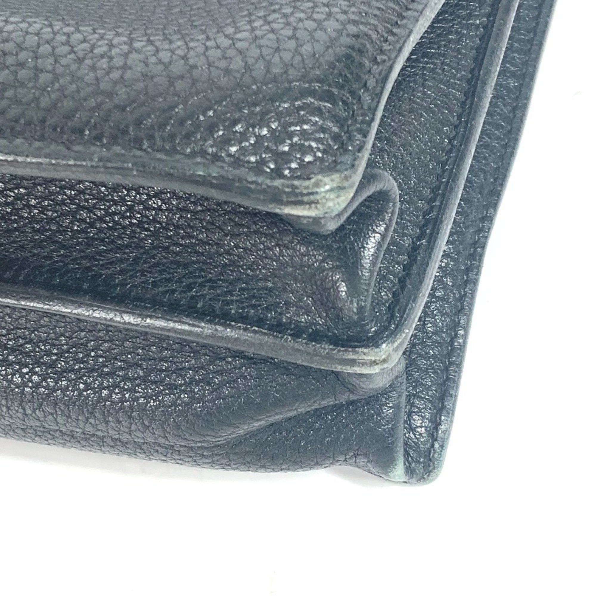 Hermes Hermes Briefcase Sac A Depeche 38 Bag Handbag Business Taurillon Clemence Men's Black Size ONE SIZE - 9 Thumbnail