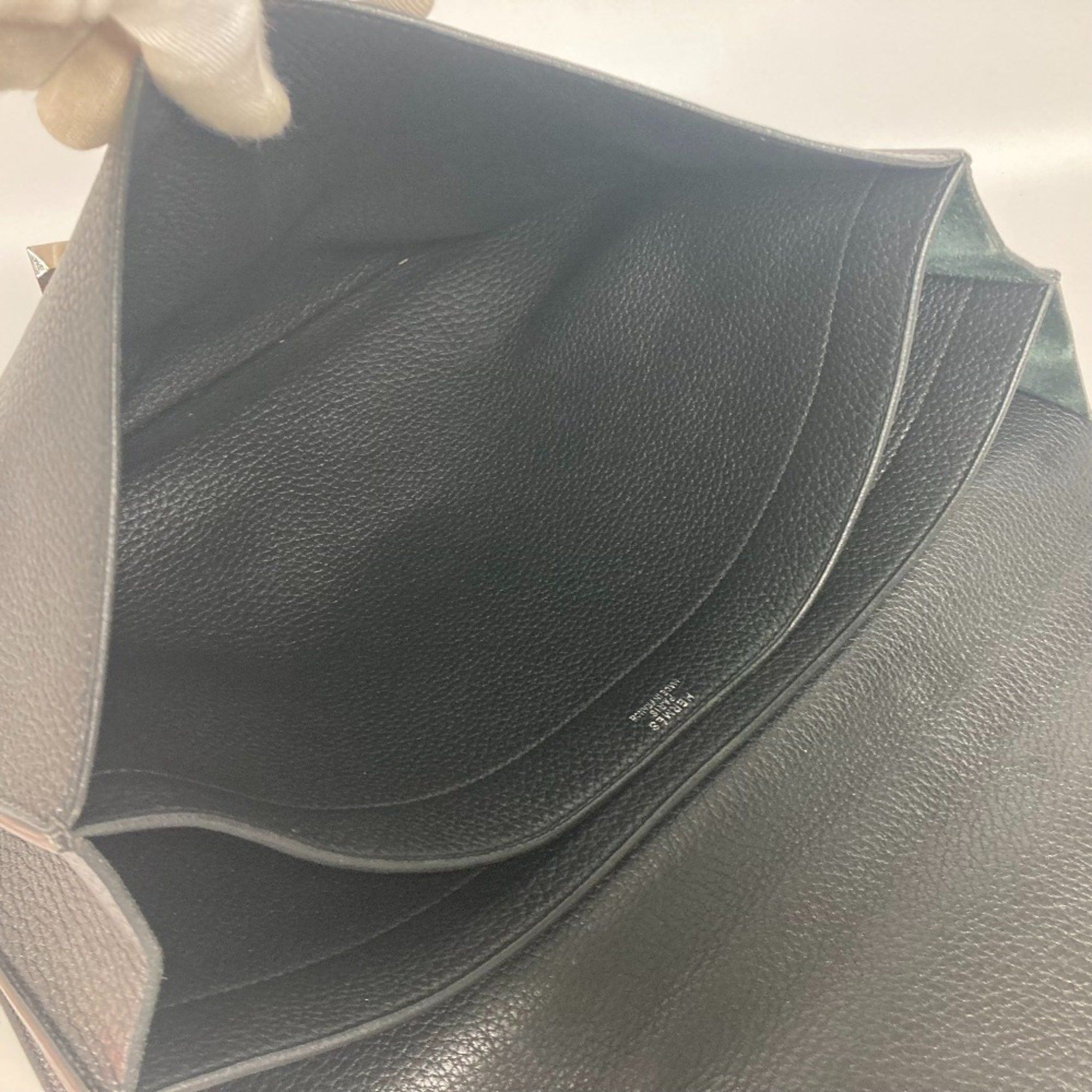 Hermes Hermes Briefcase Sac A Depeche 38 Bag Handbag Business Taurillon Clemence Men's Black Size ONE SIZE - 14 Thumbnail