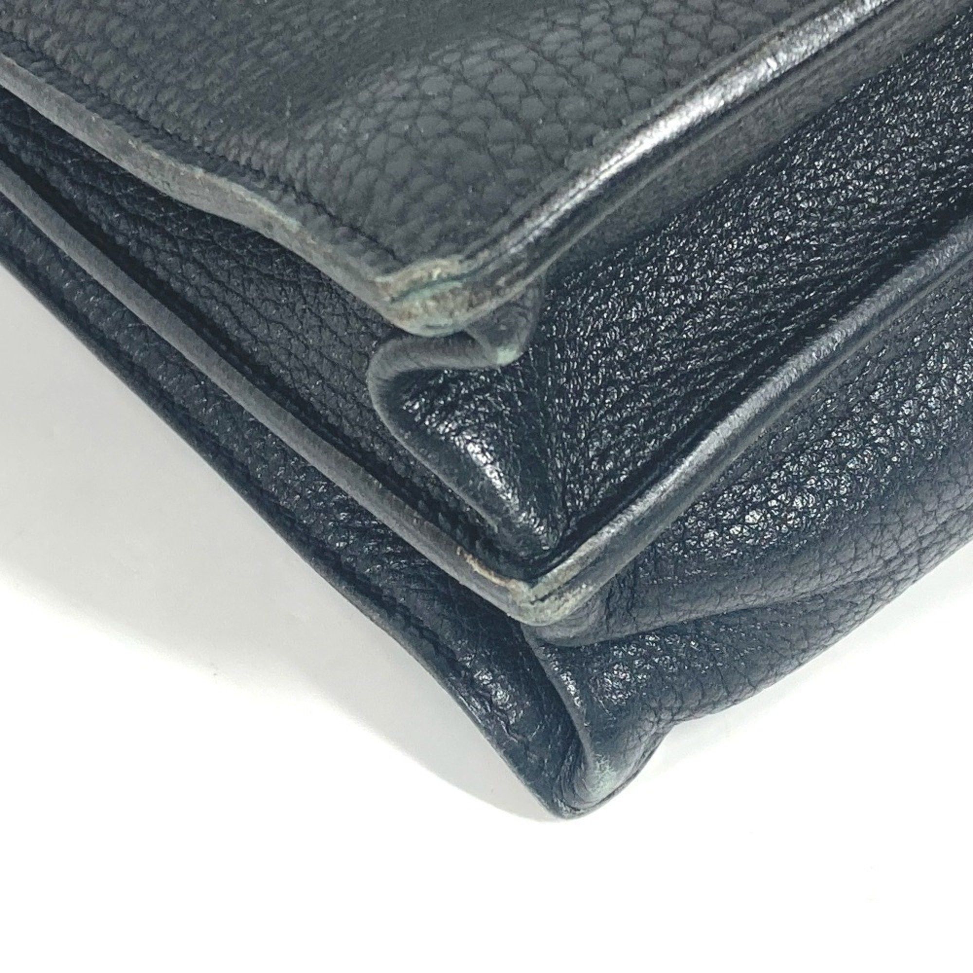 Hermes Hermes Briefcase Sac A Depeche 38 Bag Handbag Business Taurillon Clemence Men's Black Size ONE SIZE - 10 Thumbnail