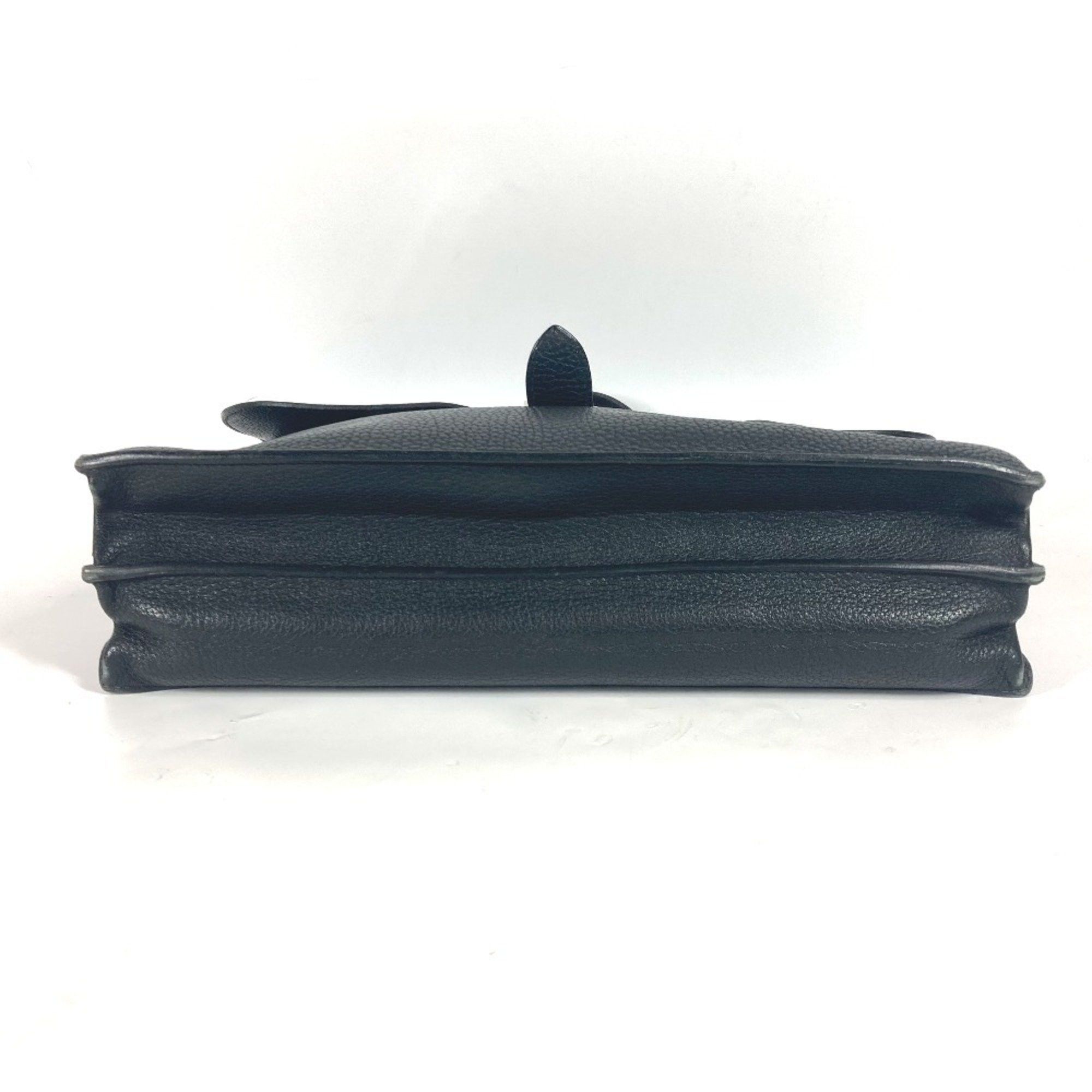 Hermes Hermes Briefcase Sac A Depeche 38 Bag Handbag Business Taurillon Clemence Men's Black Size ONE SIZE - 8 Thumbnail