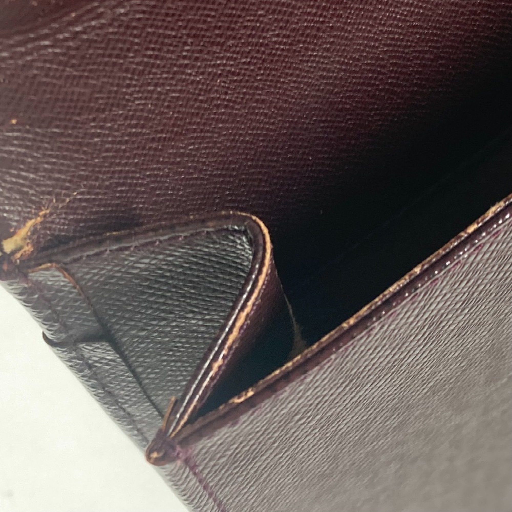 Louis Vuitton LOUIS VUITTON M30076 Taiga Serviette Clado Document Bag Briefcase Business Leather Men's Acajou Wine Red Size ONE SIZE - 11 Thumbnail