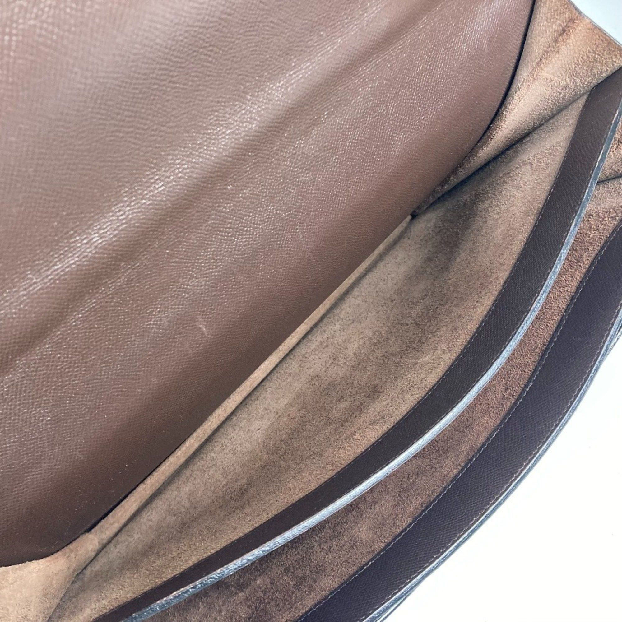 Hermes Hermes Briefcase Teril Handbag Tote Bag Document Business Leather Men's Brown Size ONE SIZE - 15 Thumbnail