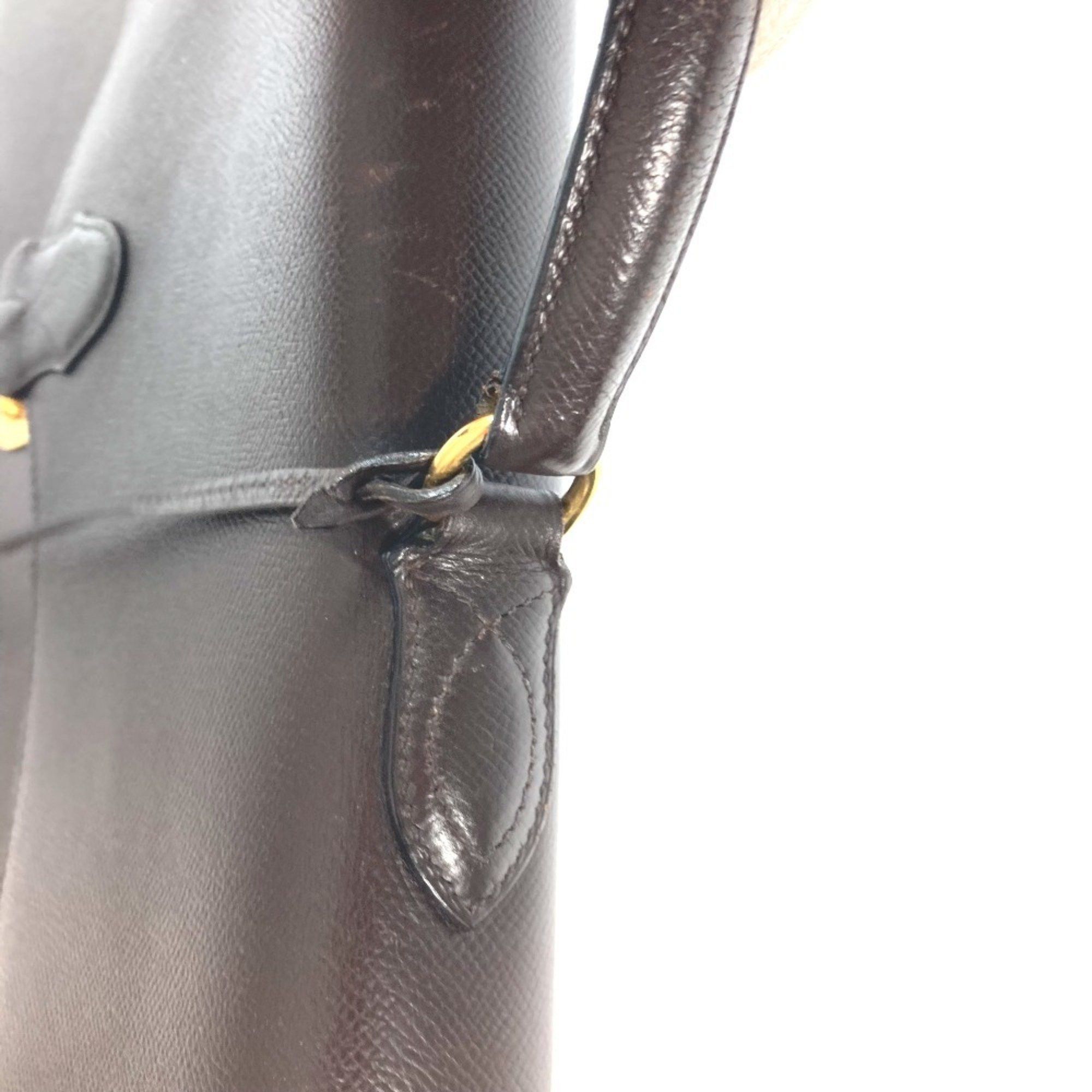Hermes Hermes Briefcase Teril Handbag Tote Bag Document Business Leather Men's Brown Size ONE SIZE - 8 Thumbnail