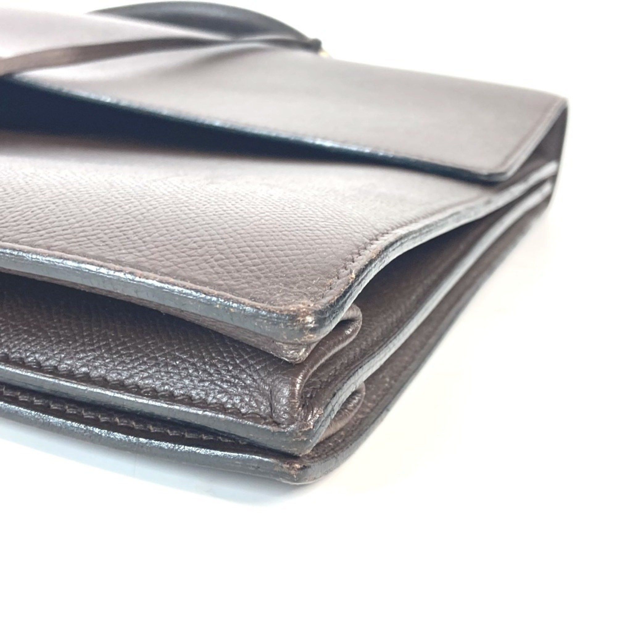 Hermes Hermes Briefcase Teril Handbag Tote Bag Document Business Leather Men's Brown Size ONE SIZE - 5 Thumbnail