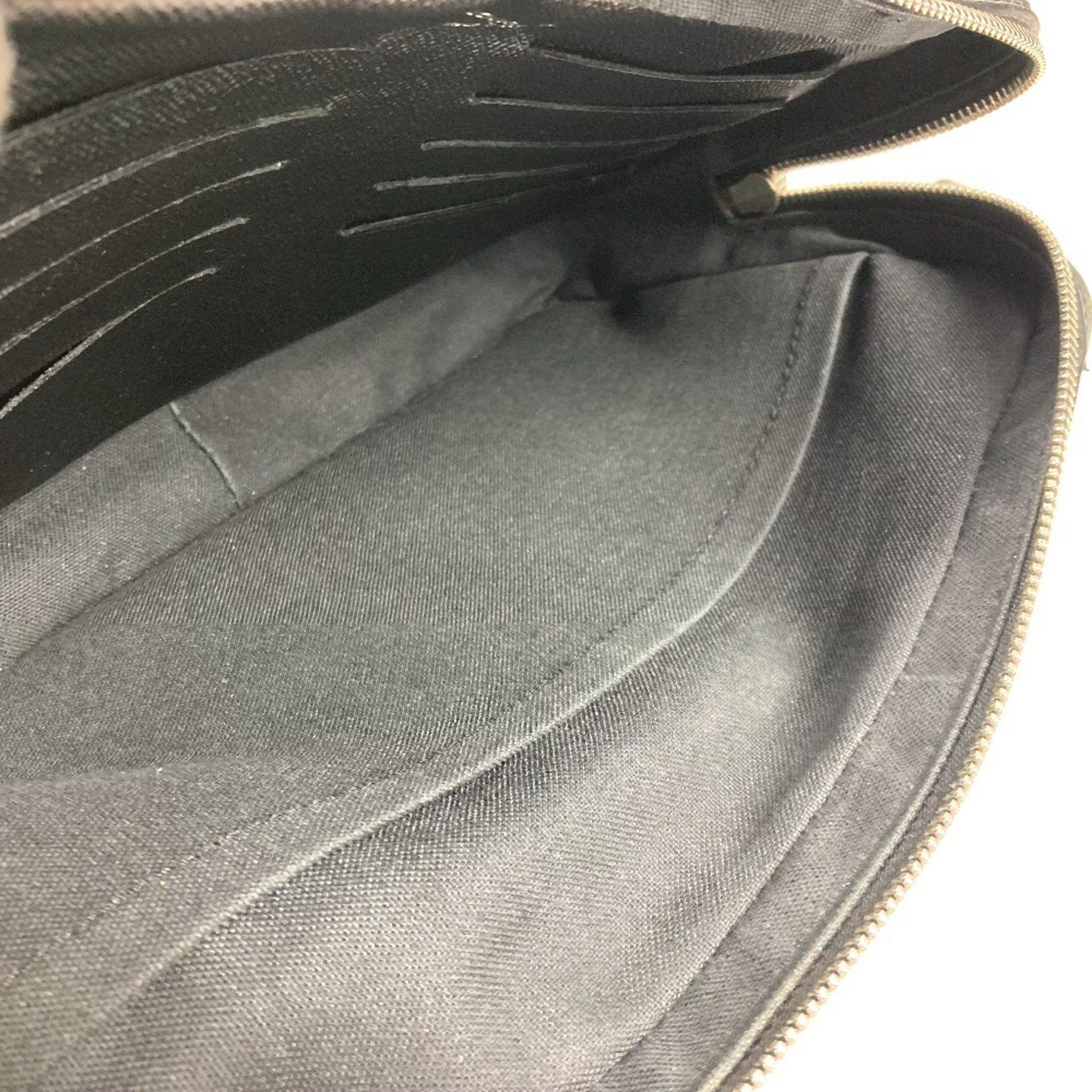 Louis Vuitton LOUIS VUITTON M31142 Taiga Pavel Bag Pouch Clutch with Strap Second Leather Men's Ardoise Black Size ONE SIZE - 17 Thumbnail