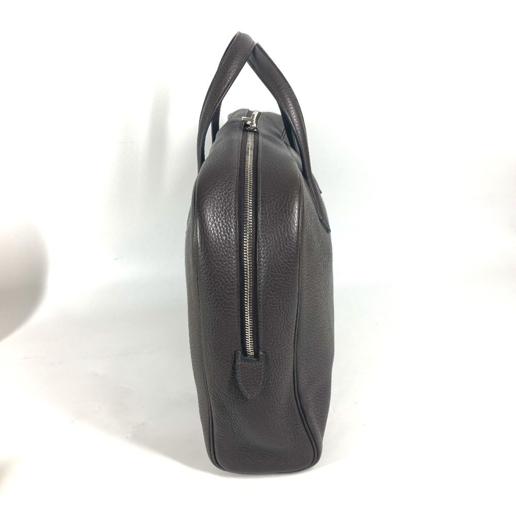Hermes Hermes Bag Handbag Victoria 2 Document Briefcase Tote Business Taurillon Clemence Men's Brown Size ONE SIZE - 3 Thumbnail