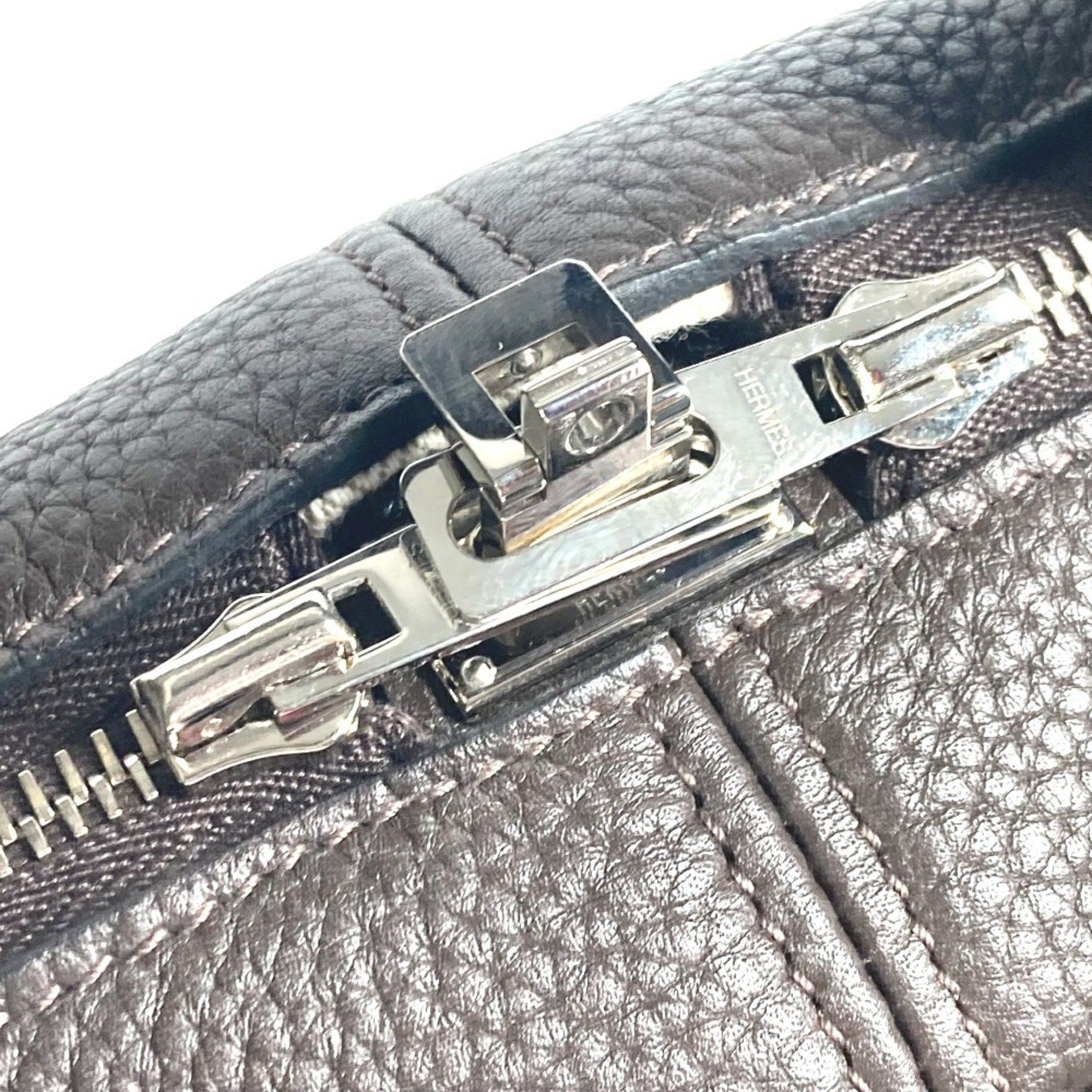 Hermes Hermes Bag Handbag Victoria 2 Document Briefcase Tote Business Taurillon Clemence Men's Brown Size ONE SIZE - 9 Thumbnail