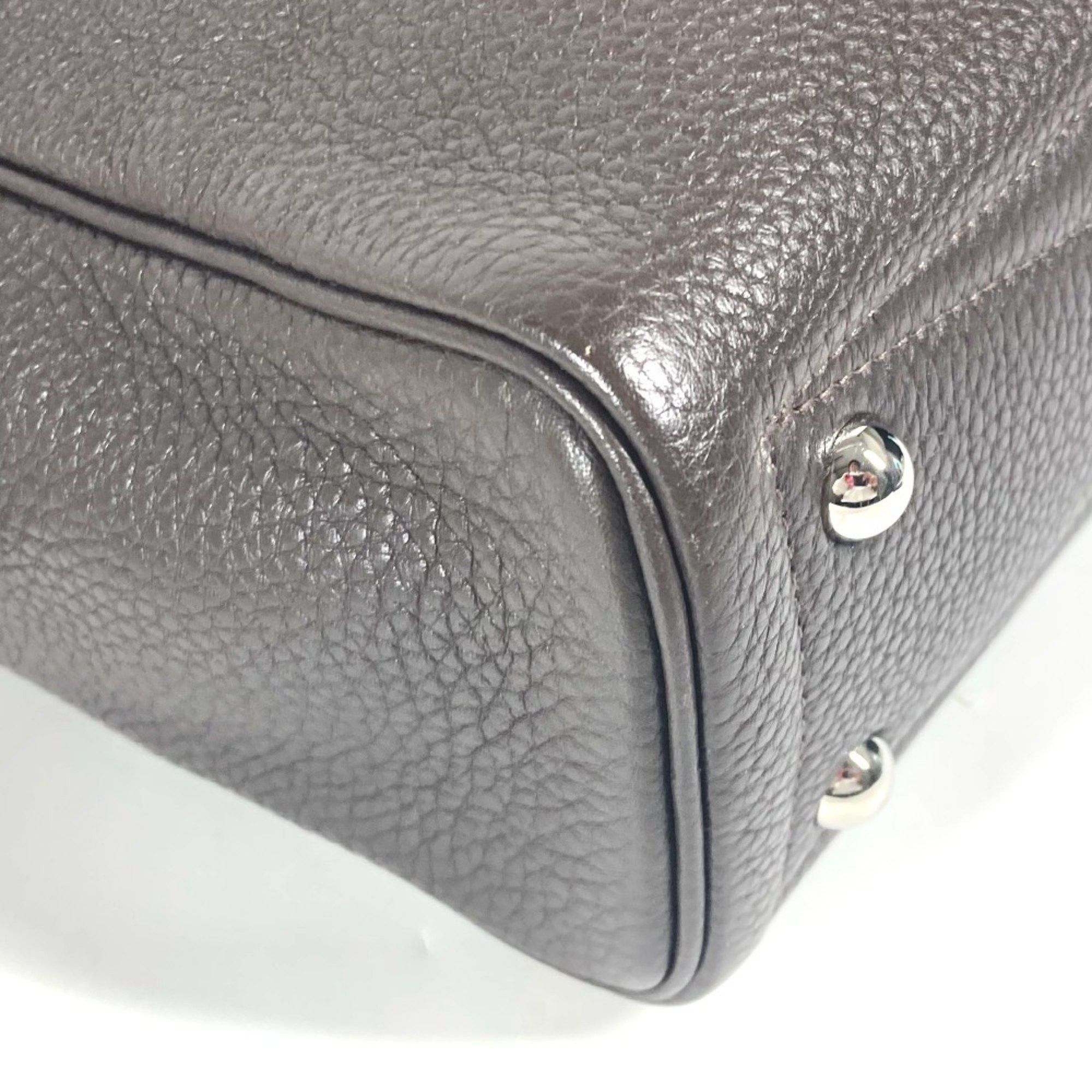 Hermes Hermes Bag Handbag Victoria 2 Document Briefcase Tote Business Taurillon Clemence Men's Brown Size ONE SIZE - 5 Thumbnail