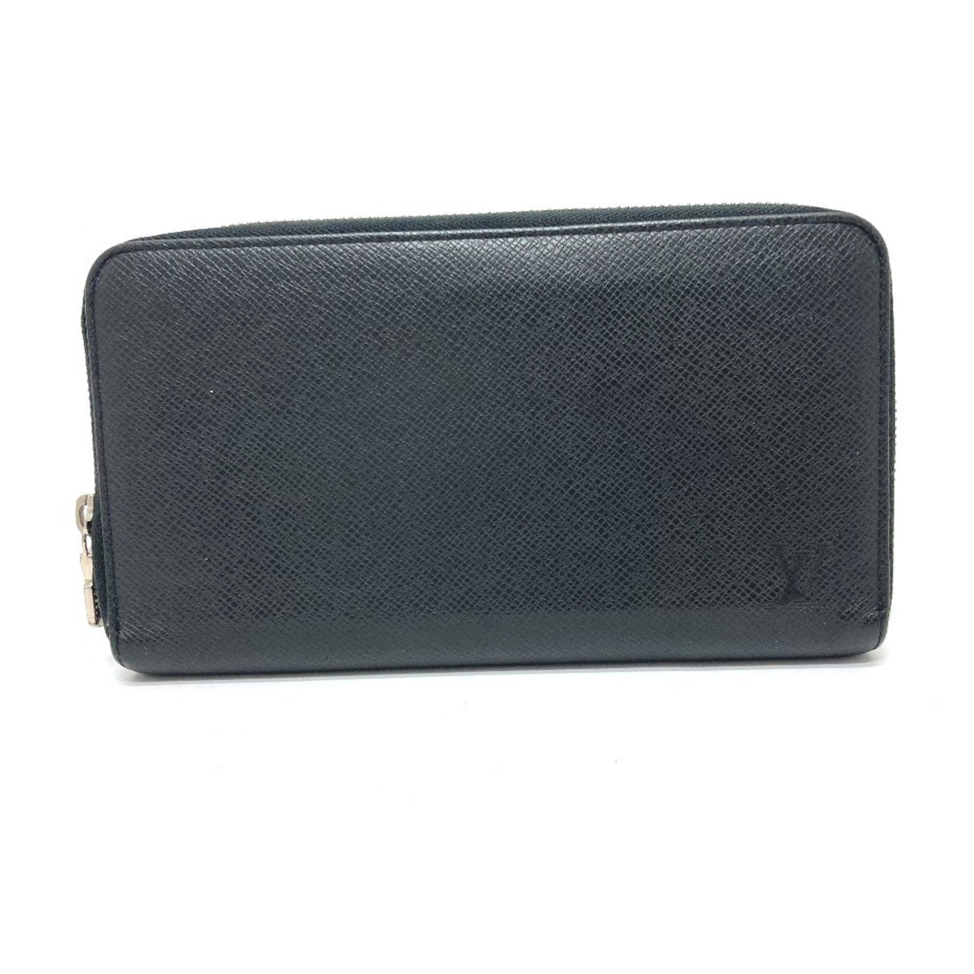 Louis Vuitton LOUIS VUITTON M30056 Zippy Organizer NM Long Wallet Taiga Leather Men's Noir Black Size ONE SIZE - 2 Thumbnail