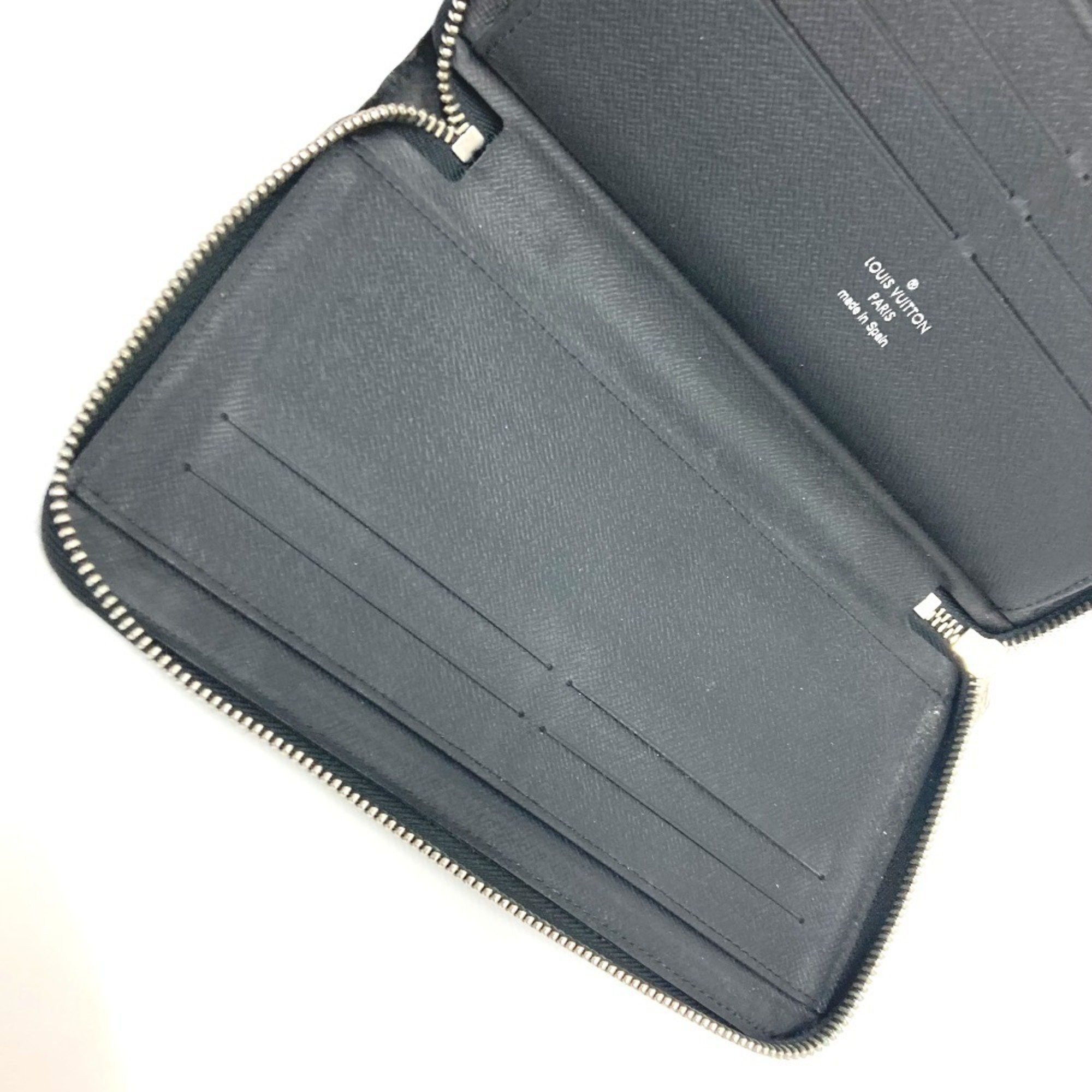 Louis Vuitton LOUIS VUITTON M30056 Zippy Organizer NM Long Wallet Taiga Leather Men's Noir Black Size ONE SIZE - 8 Thumbnail