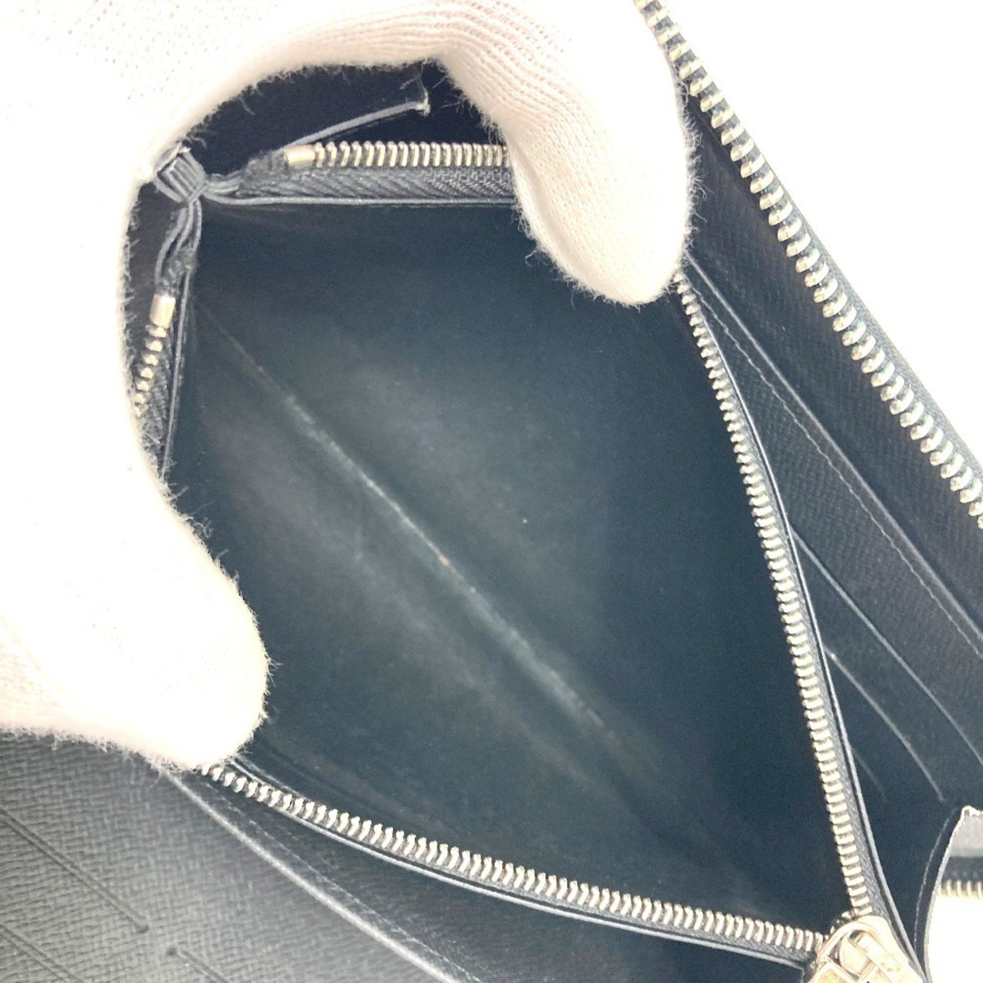 Louis Vuitton LOUIS VUITTON M30056 Zippy Organizer NM Long Wallet Taiga Leather Men's Noir Black Size ONE SIZE - 13 Thumbnail