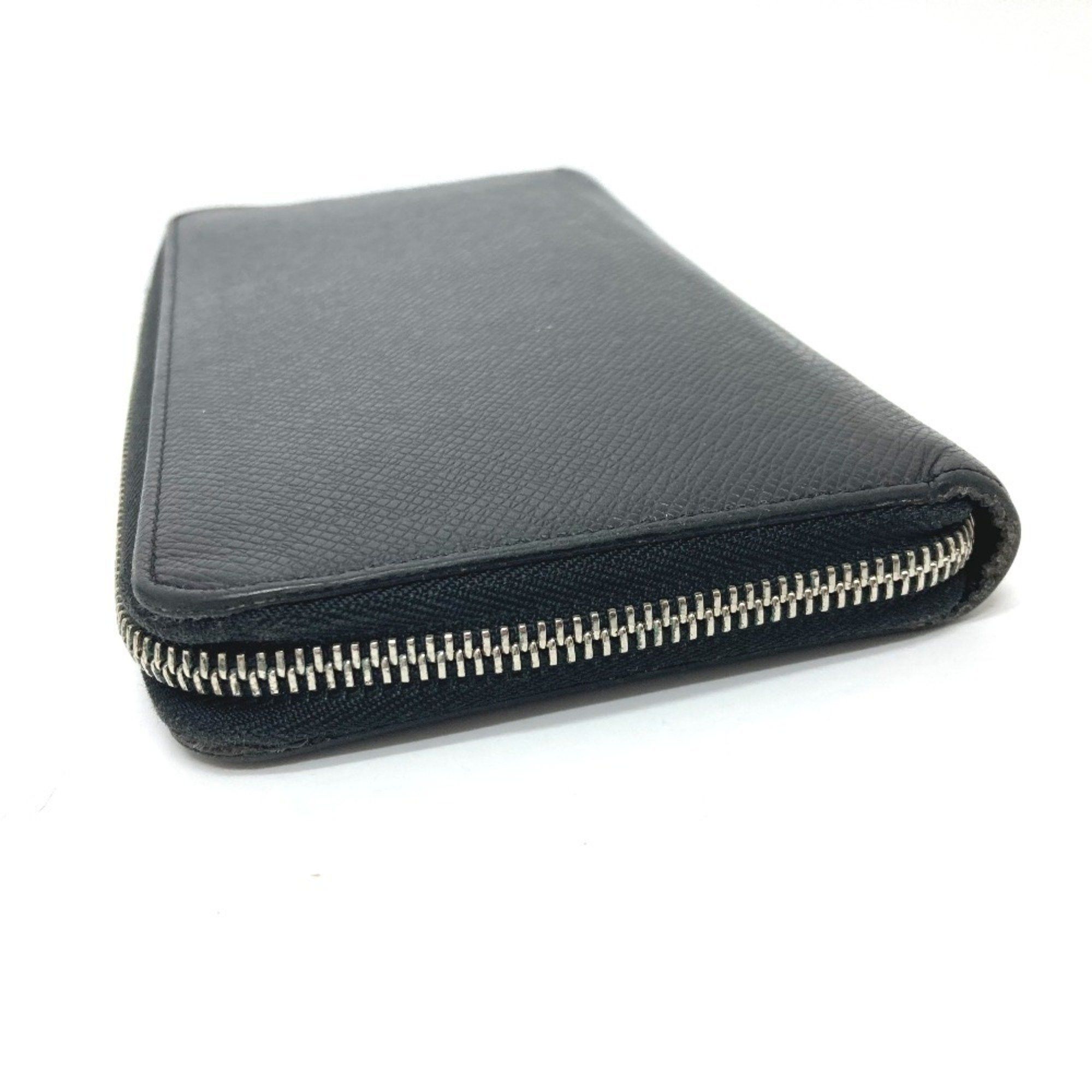 Louis Vuitton LOUIS VUITTON M30056 Zippy Organizer NM Long Wallet Taiga Leather Men's Noir Black Size ONE SIZE - 4 Thumbnail