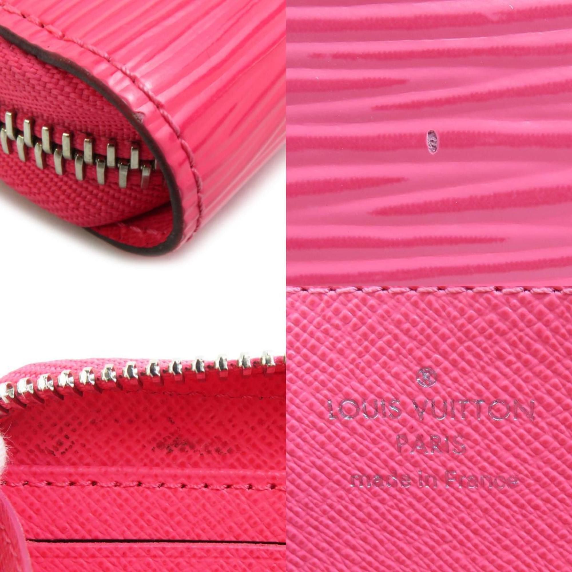 Louis Vuitton Louis Vuitton Round Long Wallet Epi Zippy Leather Rose Pondicherry Men's Women's M80113 h30980a Size ONE SIZE - 5 Thumbnail