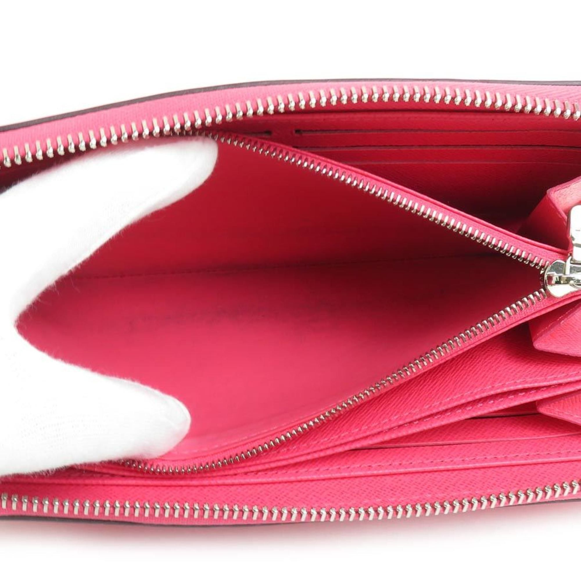 Louis Vuitton Louis Vuitton Round Long Wallet Epi Zippy Leather Rose Pondicherry Men's Women's M80113 h30980a Size ONE SIZE - 4 Thumbnail
