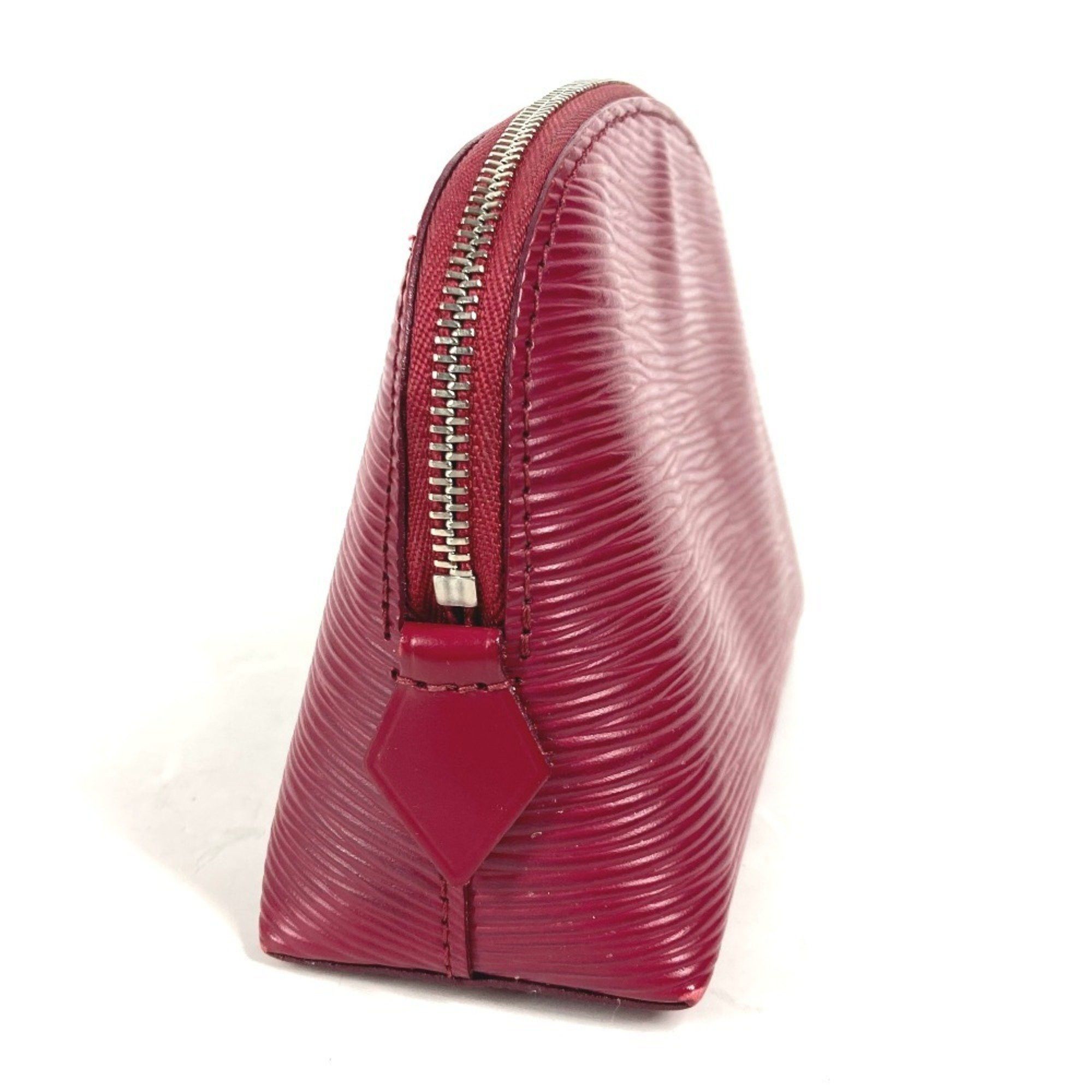 LOUIS VUITTON M40641 Epi Pochette Cosmetic Makeup Pouch Leather Women's Fuchsia Pink