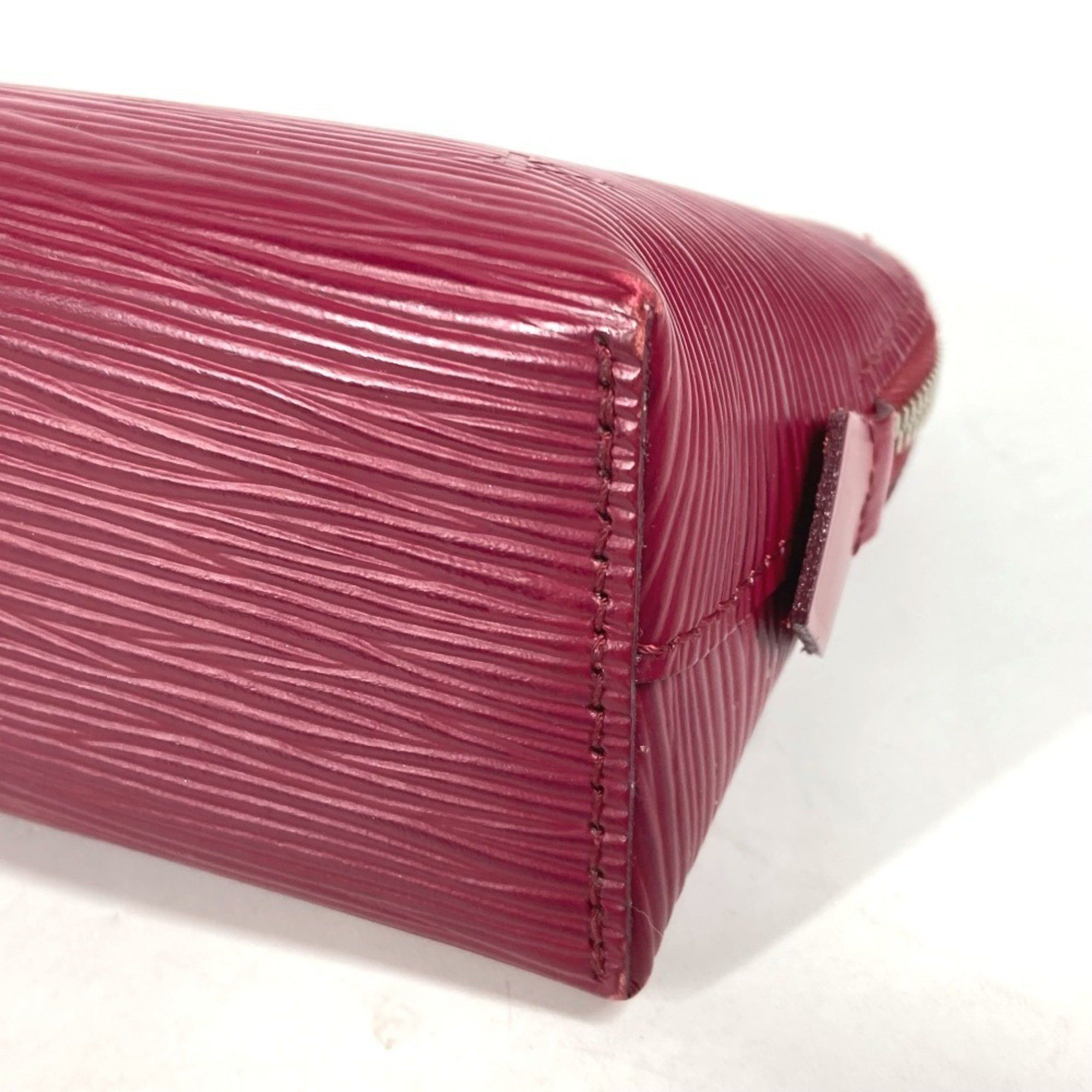 LOUIS VUITTON M40641 Epi Pochette Cosmetic Makeup Pouch Leather Women's Fuchsia Pink