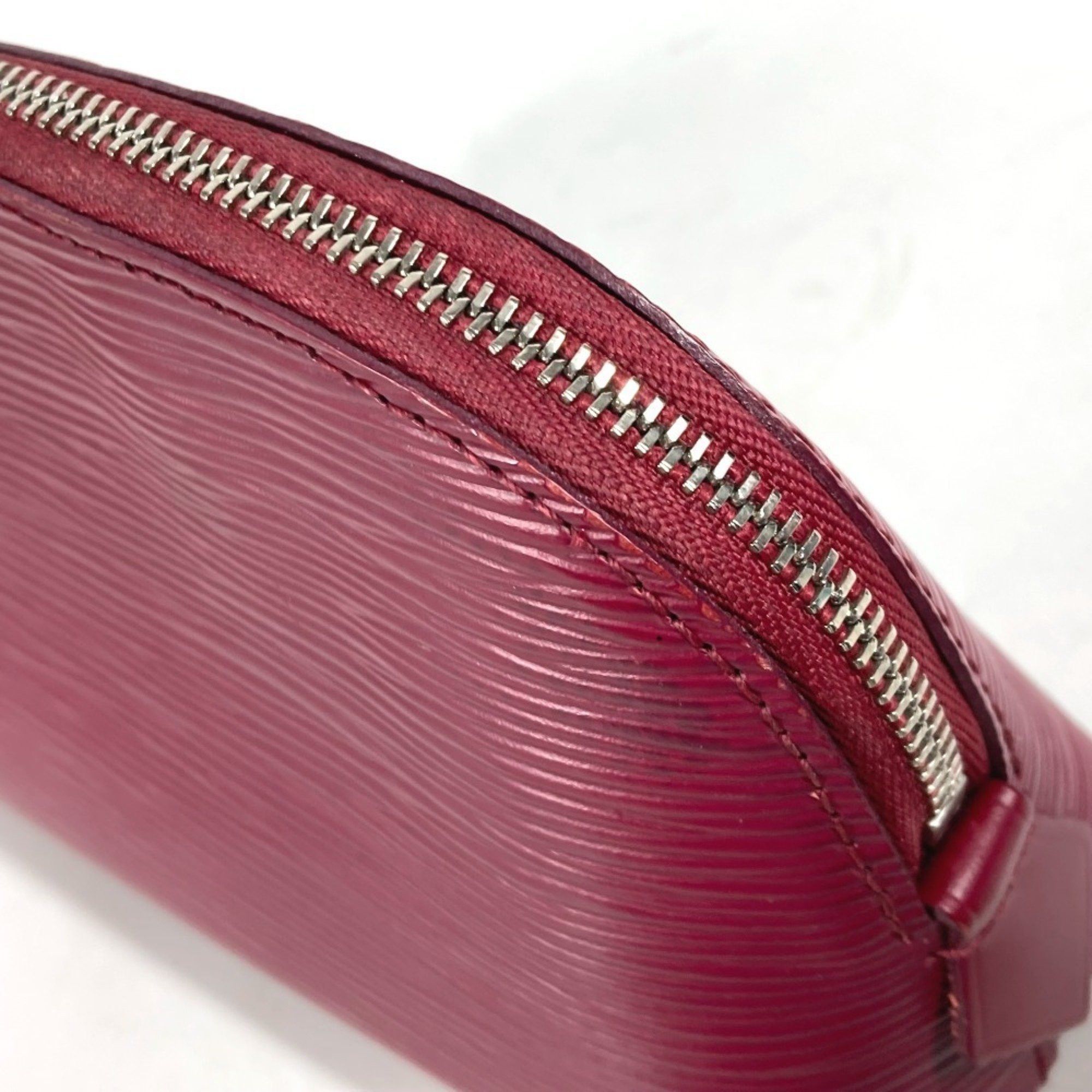 LOUIS VUITTON M40641 Epi Pochette Cosmetic Makeup Pouch Leather Women's Fuchsia Pink