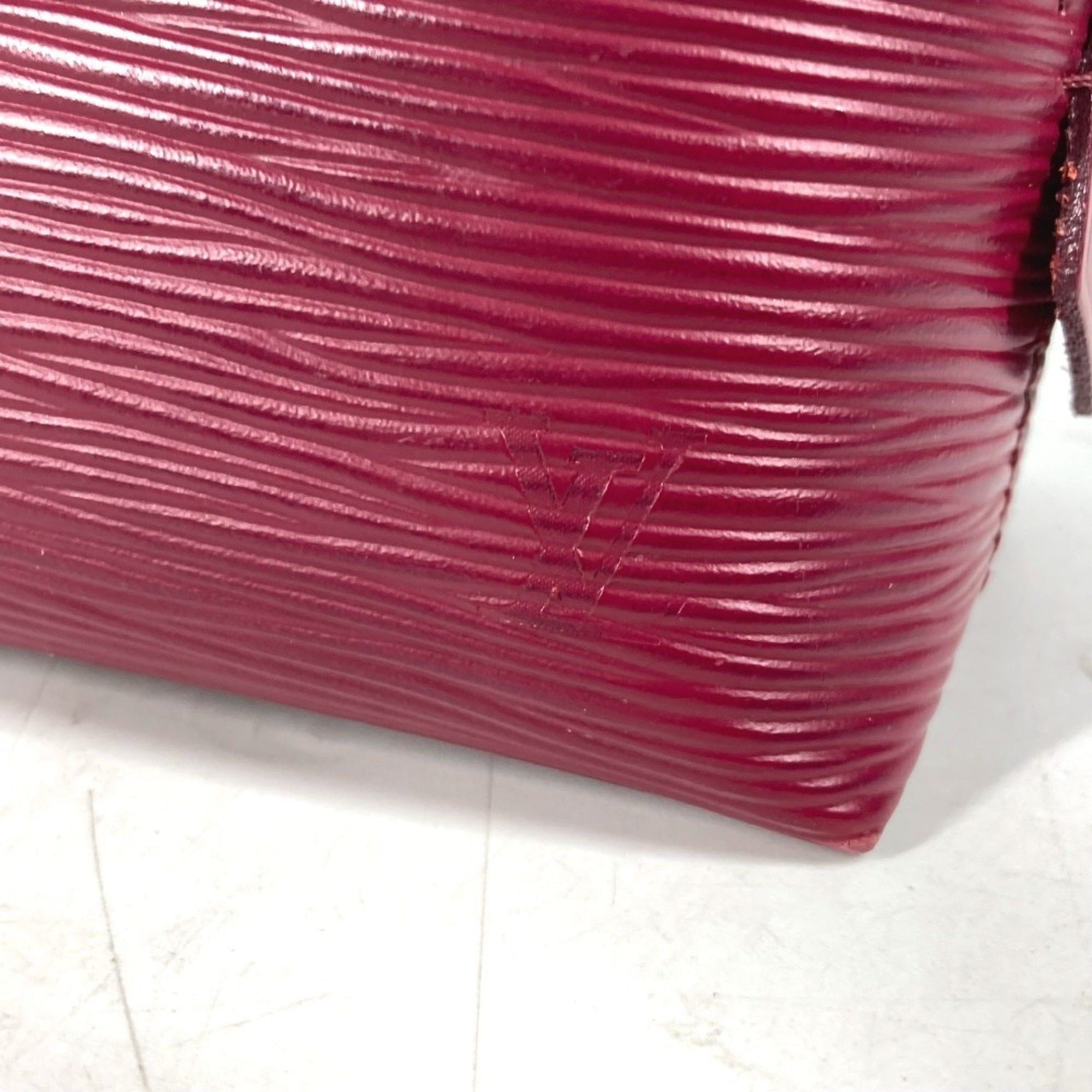 LOUIS VUITTON M40641 Epi Pochette Cosmetic Makeup Pouch Leather Women's Fuchsia Pink