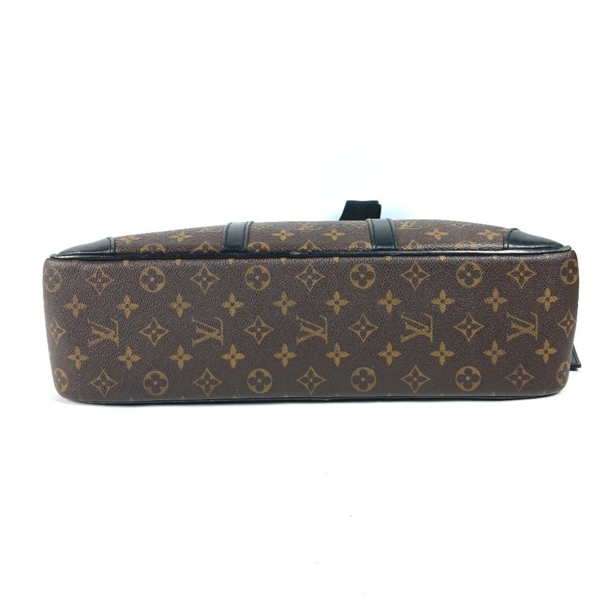 Louis Vuitton LOUIS VUITTON M40224 Monogram Macassar Porte Document Voyage GM PDV 2WAY Bag Shoulder Business Canvas Men's Brown Size ONE SIZE - 5 Thumbnail