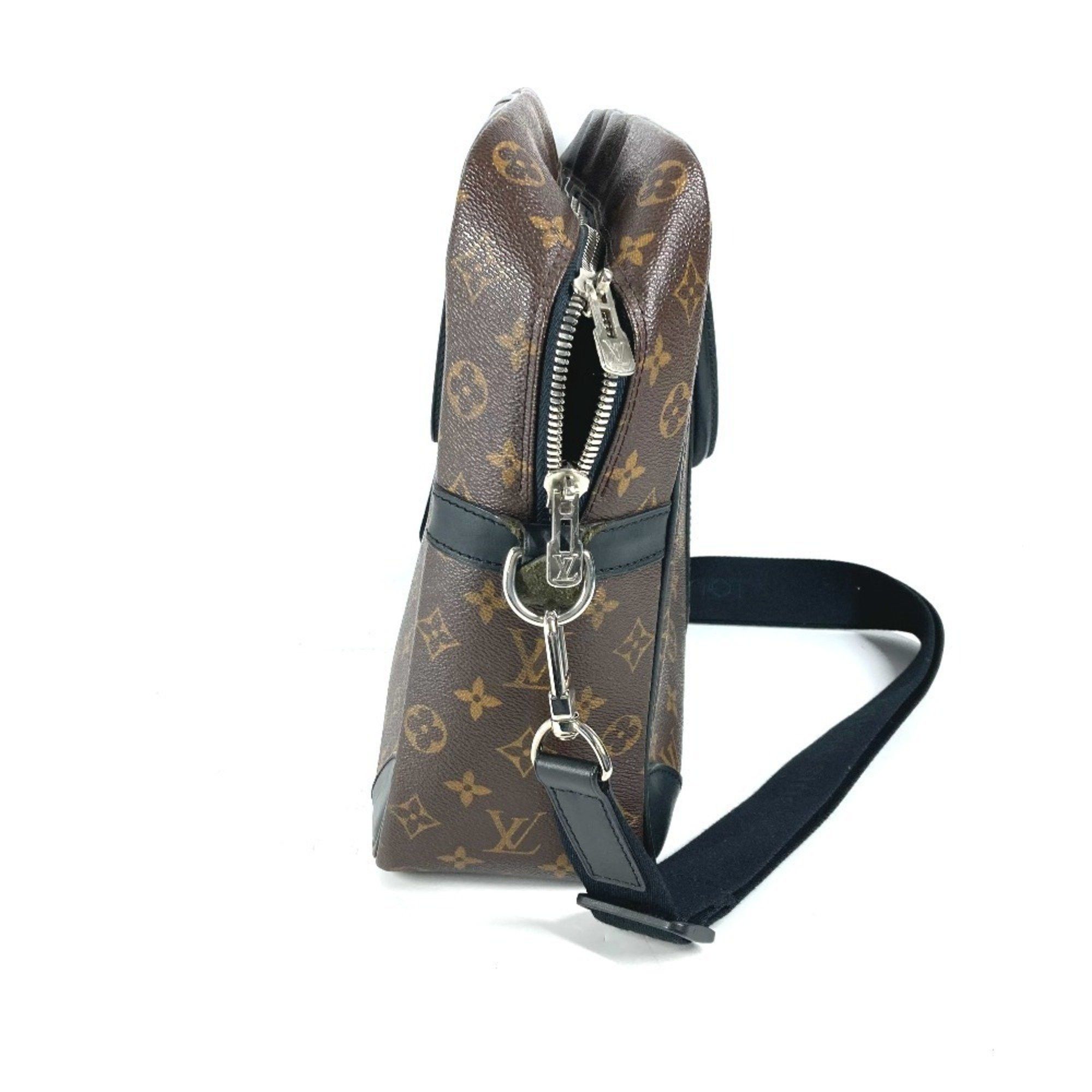 Louis Vuitton LOUIS VUITTON M40224 Monogram Macassar Porte Document Voyage GM PDV 2WAY Bag Shoulder Business Canvas Men's Brown Size ONE SIZE - 3 Thumbnail