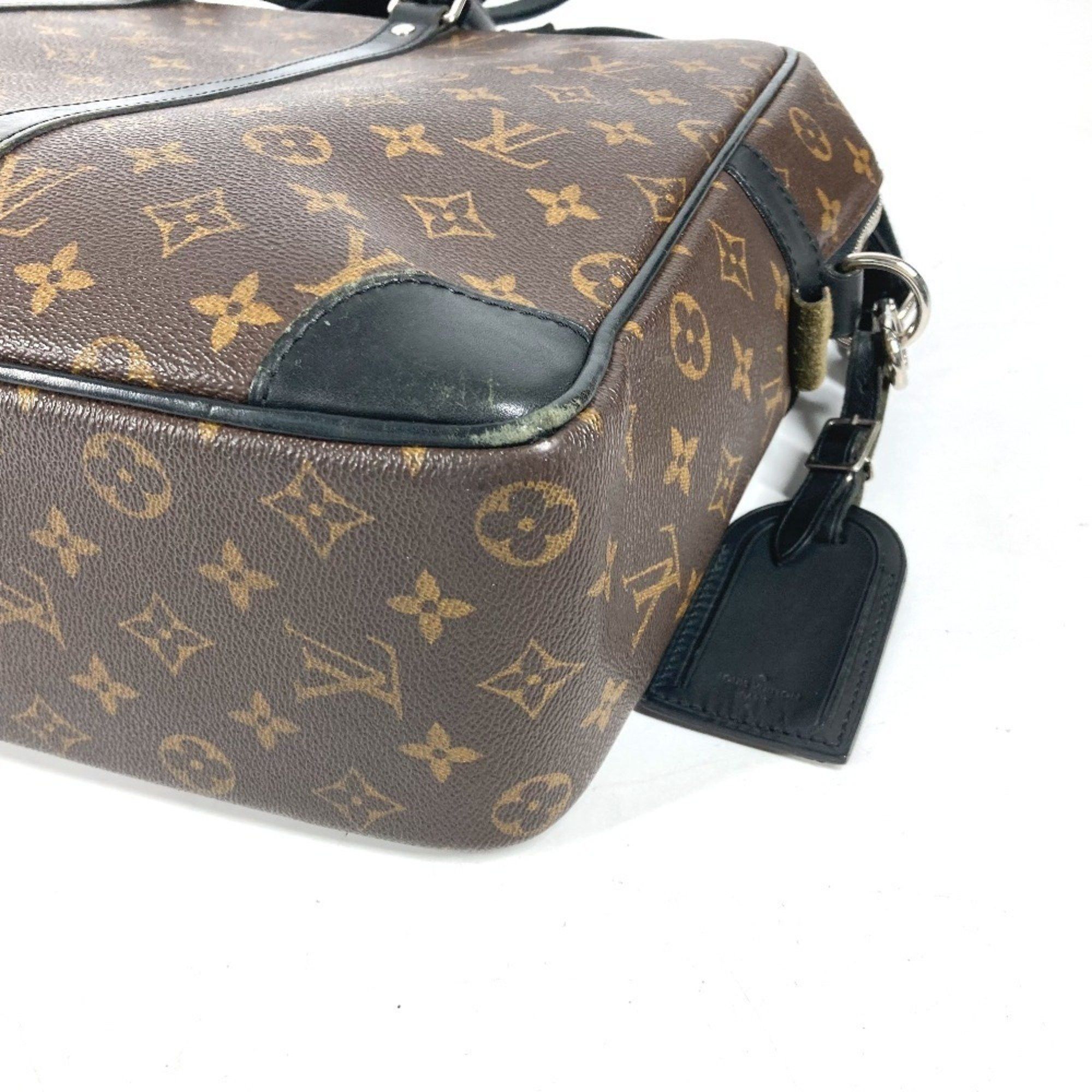 Louis Vuitton LOUIS VUITTON M40224 Monogram Macassar Porte Document Voyage GM PDV 2WAY Bag Shoulder Business Canvas Men's Brown Size ONE SIZE - 8 Thumbnail