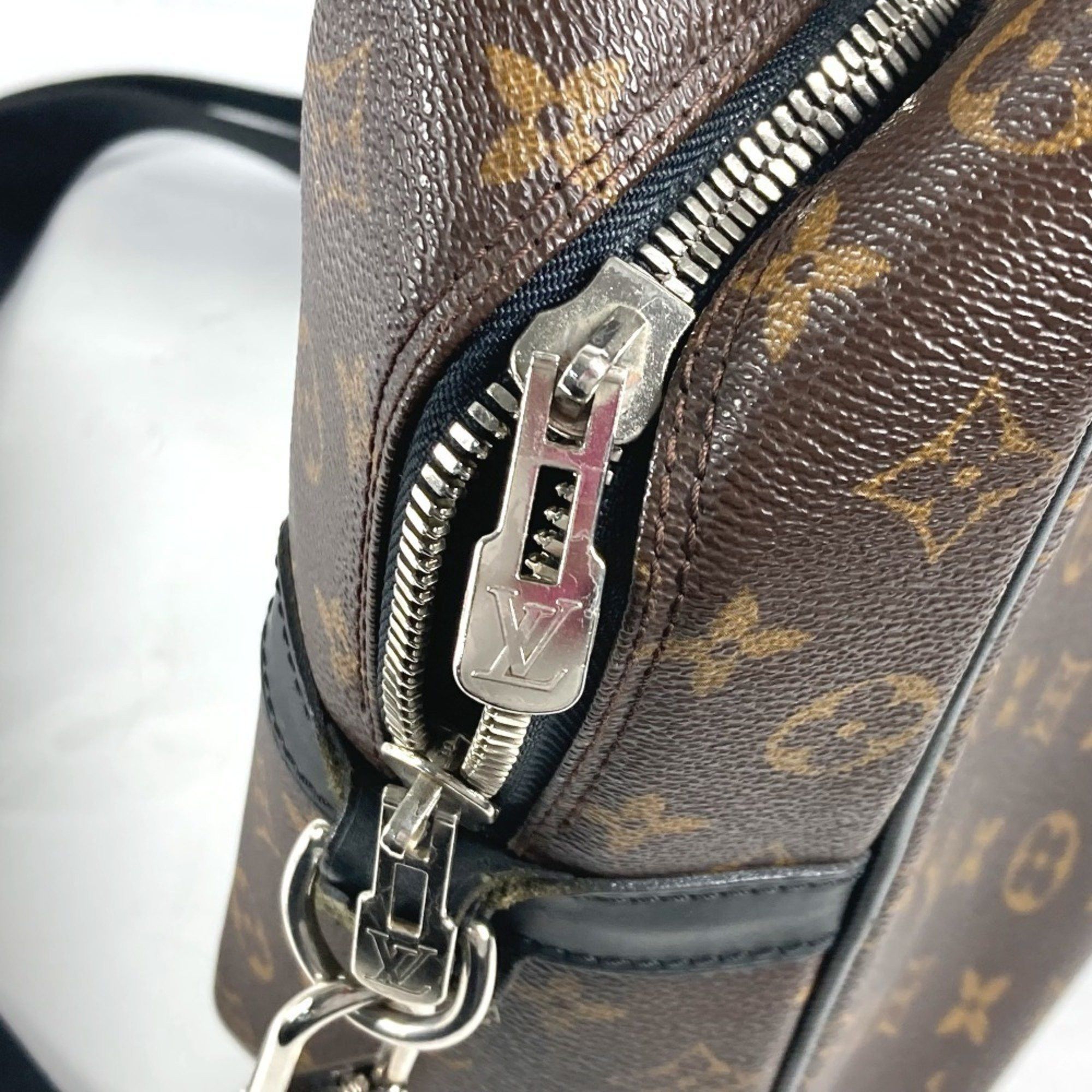 Louis Vuitton LOUIS VUITTON M40224 Monogram Macassar Porte Document Voyage GM PDV 2WAY Bag Shoulder Business Canvas Men's Brown Size ONE SIZE - 11 Thumbnail