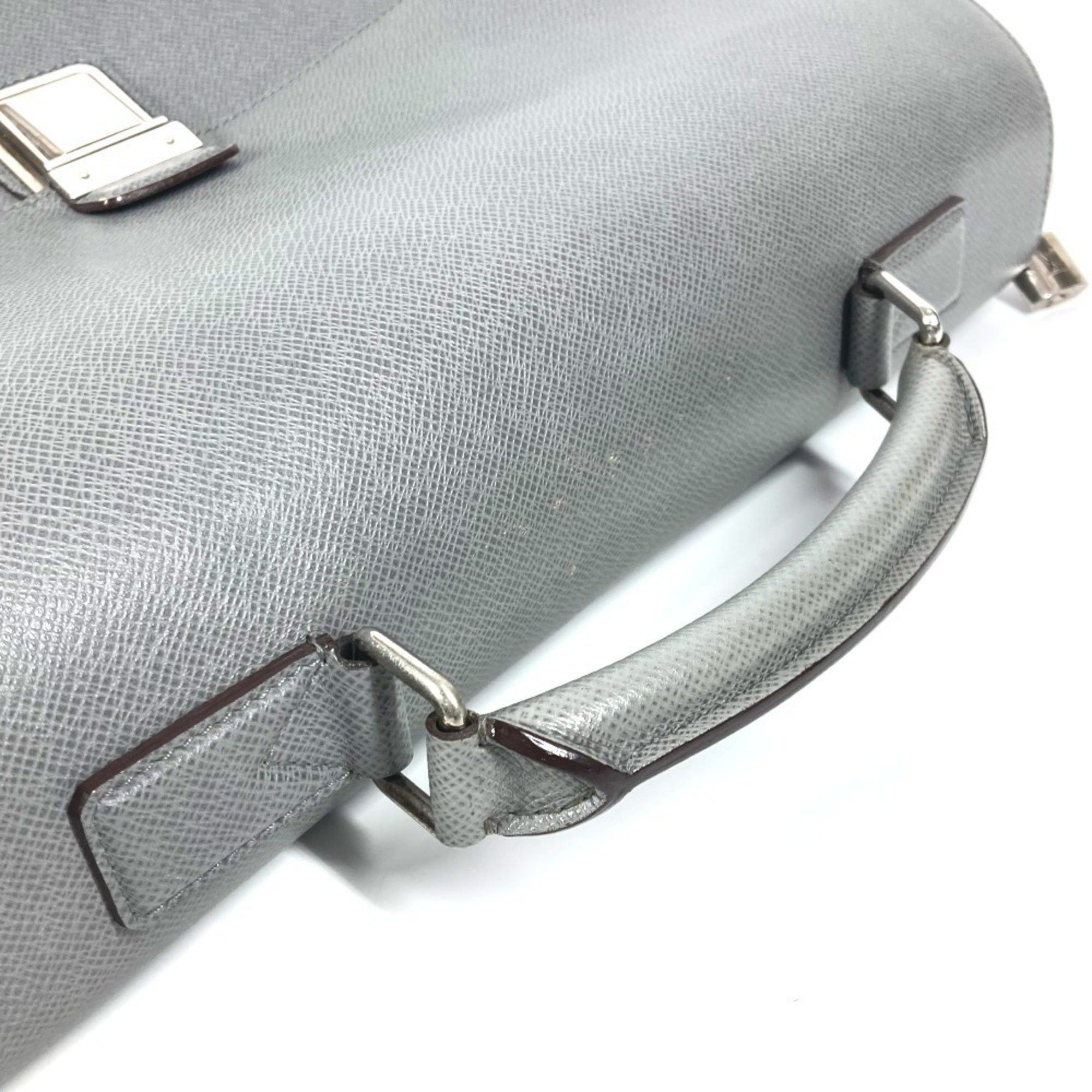 Louis Vuitton LOUIS VUITTON M32638 Taiga Vasili GM 2WAY bag Shoulder Handbag Crossbody Business leather Men's Glacier Gray Size ONE SIZE - 9 Thumbnail