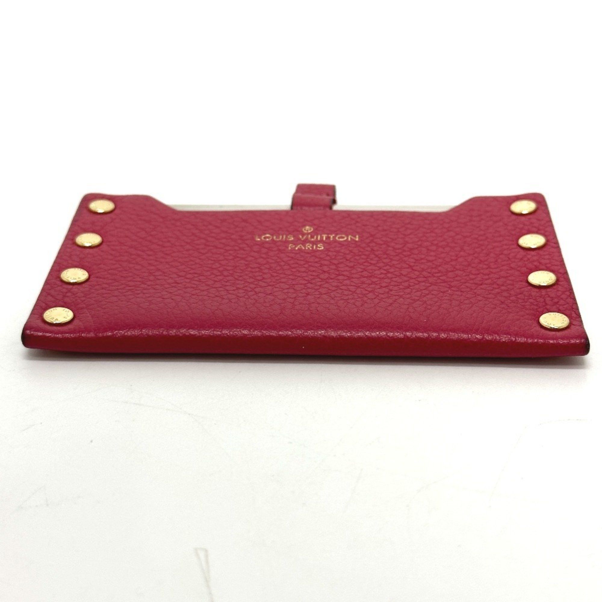 Louis Vuitton LOUIS VUITTON M61479 Accessory Etui Miroir Mirror Leather Women's Pink Size ONE SIZE - 3 Thumbnail