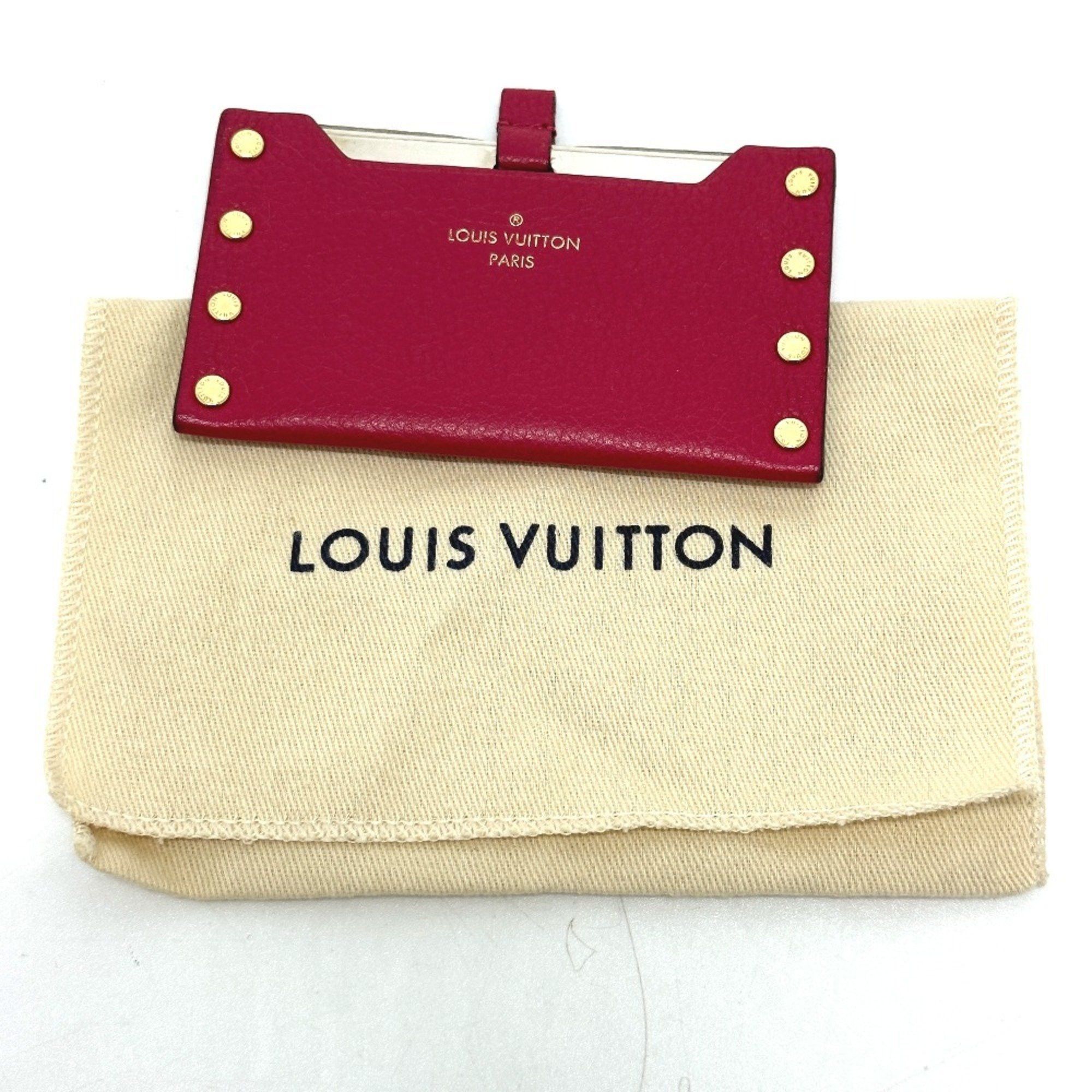 Louis Vuitton LOUIS VUITTON M61479 Accessory Etui Miroir Mirror Leather Women's Pink Size ONE SIZE - 11 Thumbnail