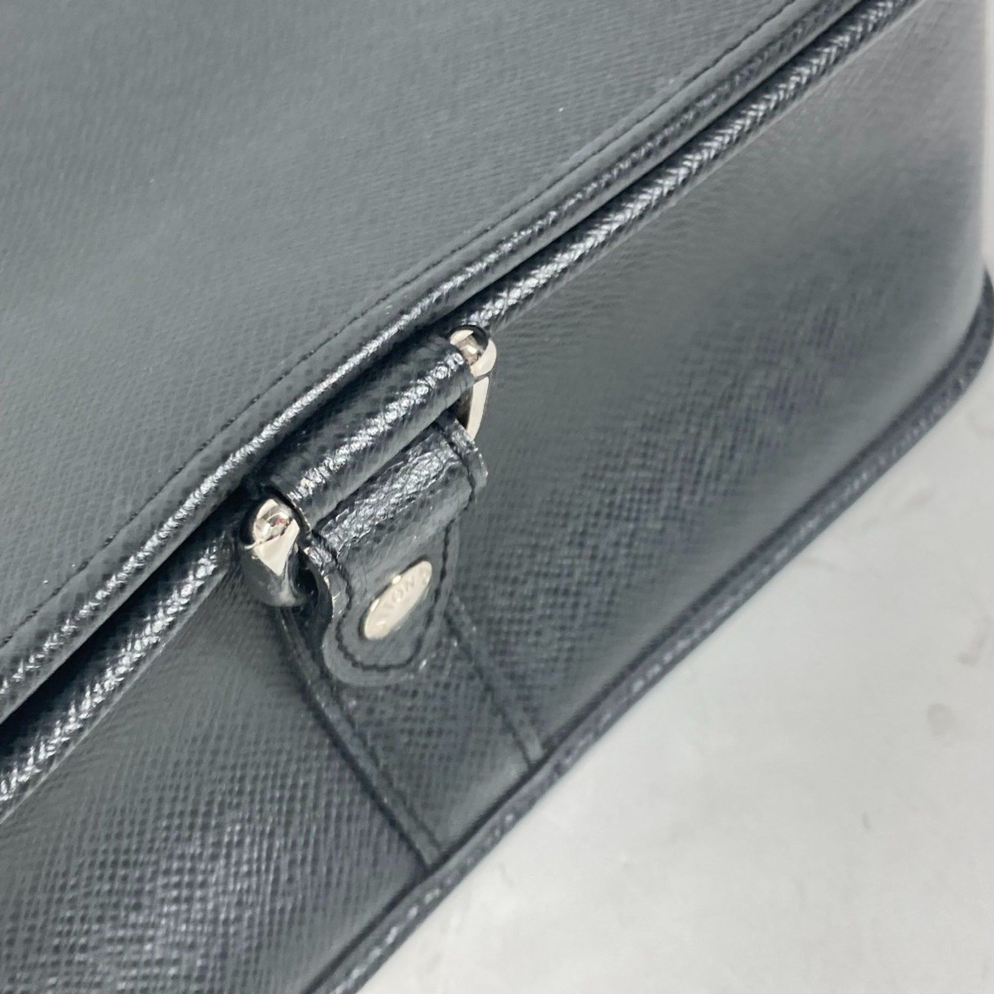 Louis Vuitton LOUIS VUITTON M32482 Taiga Andrei Bag Flap Crossbody Messenger Shoulder Leather Men's Ardoise Black Size ONE SIZE - 8 Thumbnail