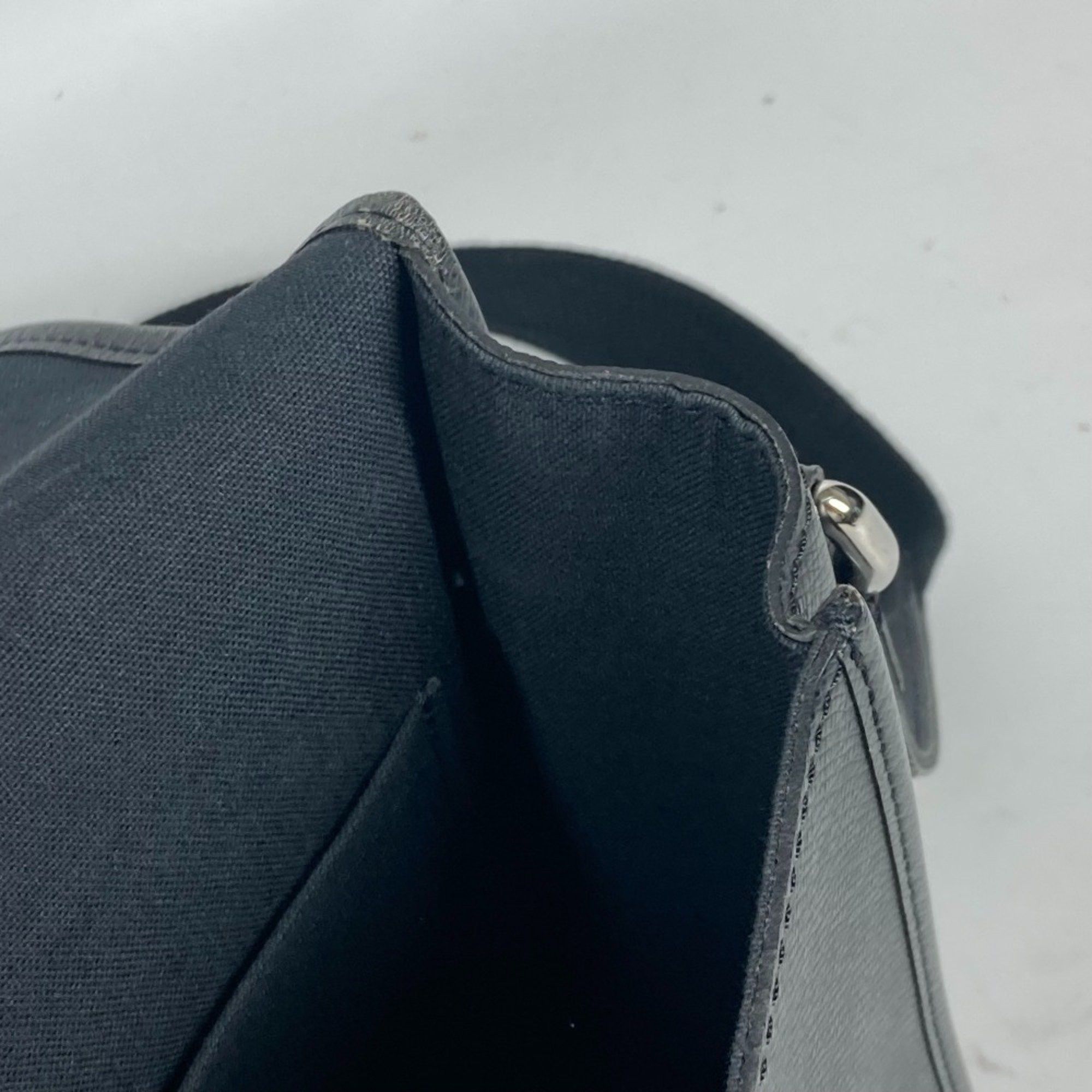 Louis Vuitton LOUIS VUITTON M32482 Taiga Andrei Bag Flap Crossbody Messenger Shoulder Leather Men's Ardoise Black Size ONE SIZE - 13 Thumbnail