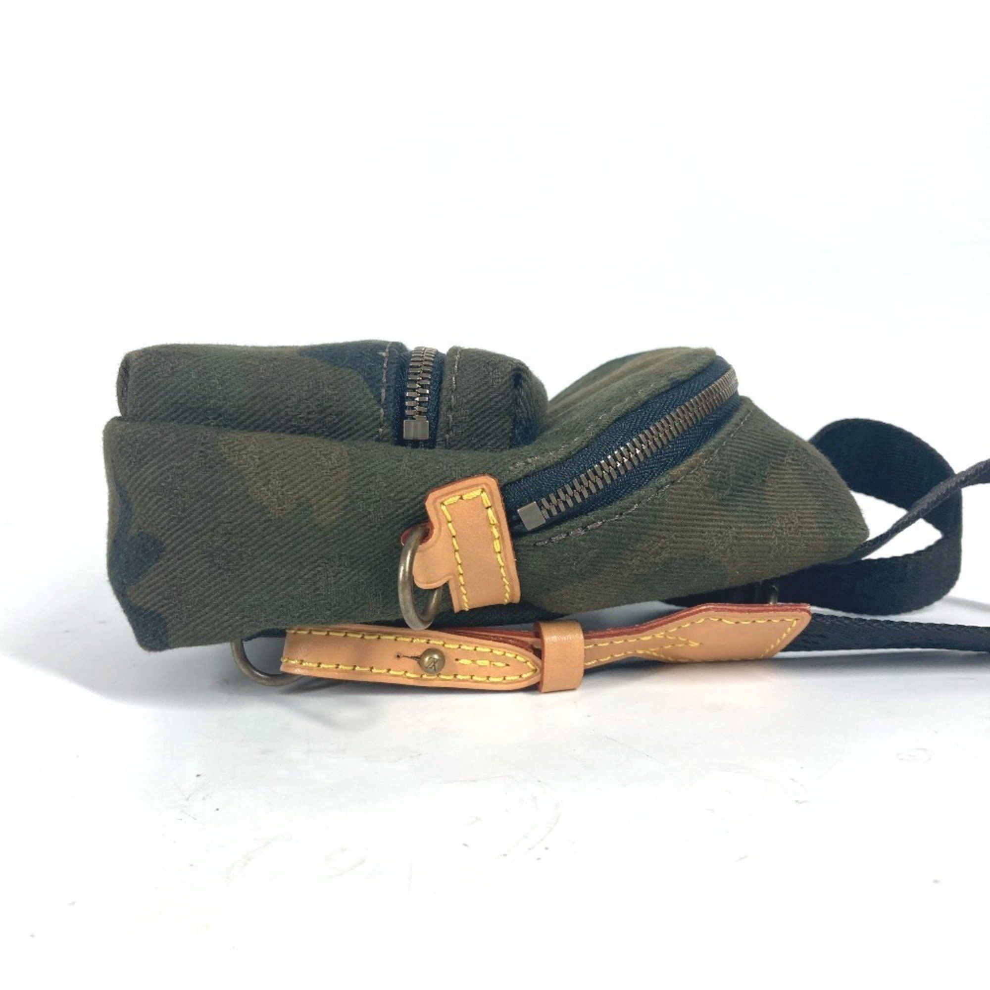 Louis Vuitton LOUIS VUITTON M44201 Supreme Collaboration Apollo Backpack Nano Bag Charm Rucksack Camouflage Keychain Canvas Men's Women's Green Size ONE SIZE - 3 Thumbnail