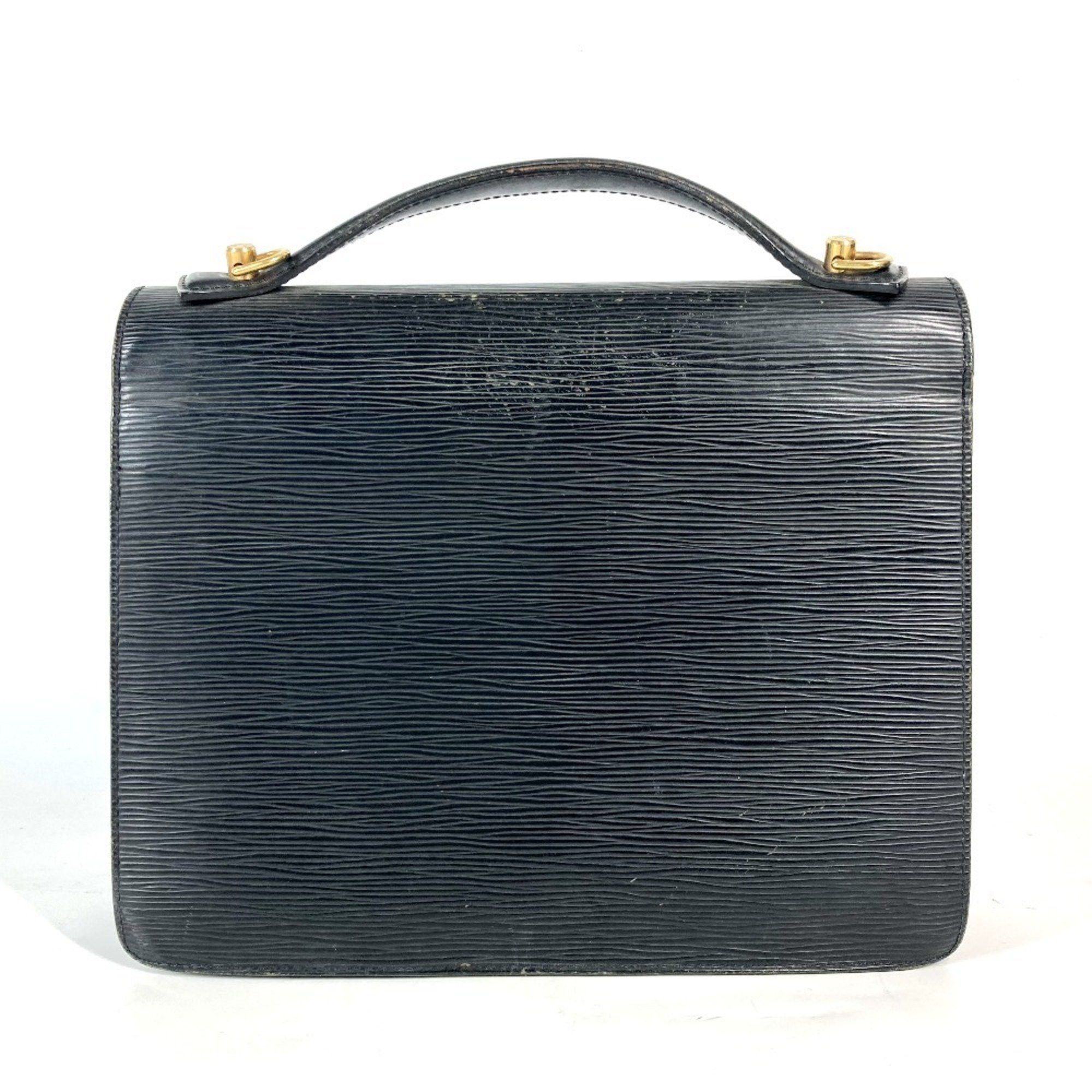 Louis Vuitton LOUIS VUITTON M52122 Epi Monceau Bag Business Handbag Leather Men's Noir Black Size ONE SIZE - 2 Thumbnail