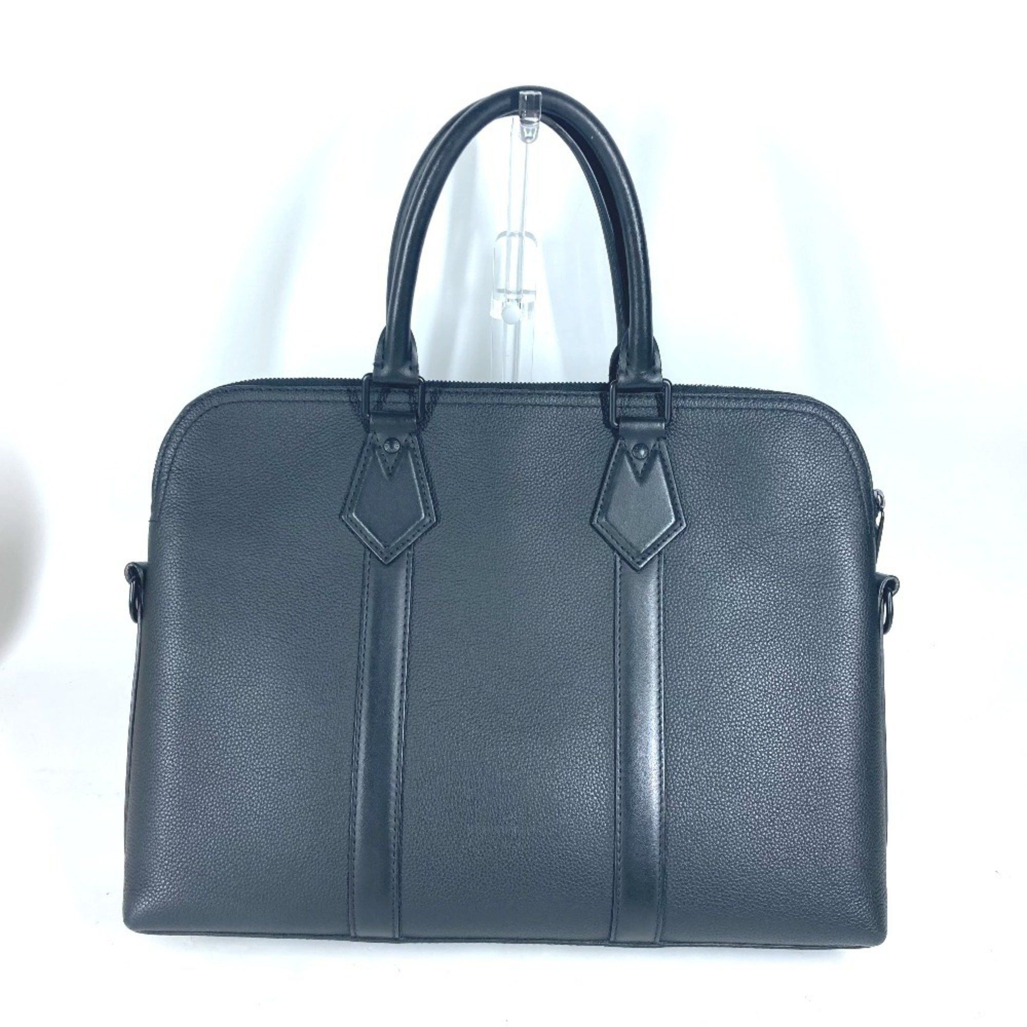 Louis Vuitton LOUIS VUITTON M59159 LV Aerogram Take-Off Briefcase Document Bag 2WAY Tote Shoulder Business Leather Men's Noir Black Size ONE SIZE - 3 Thumbnail