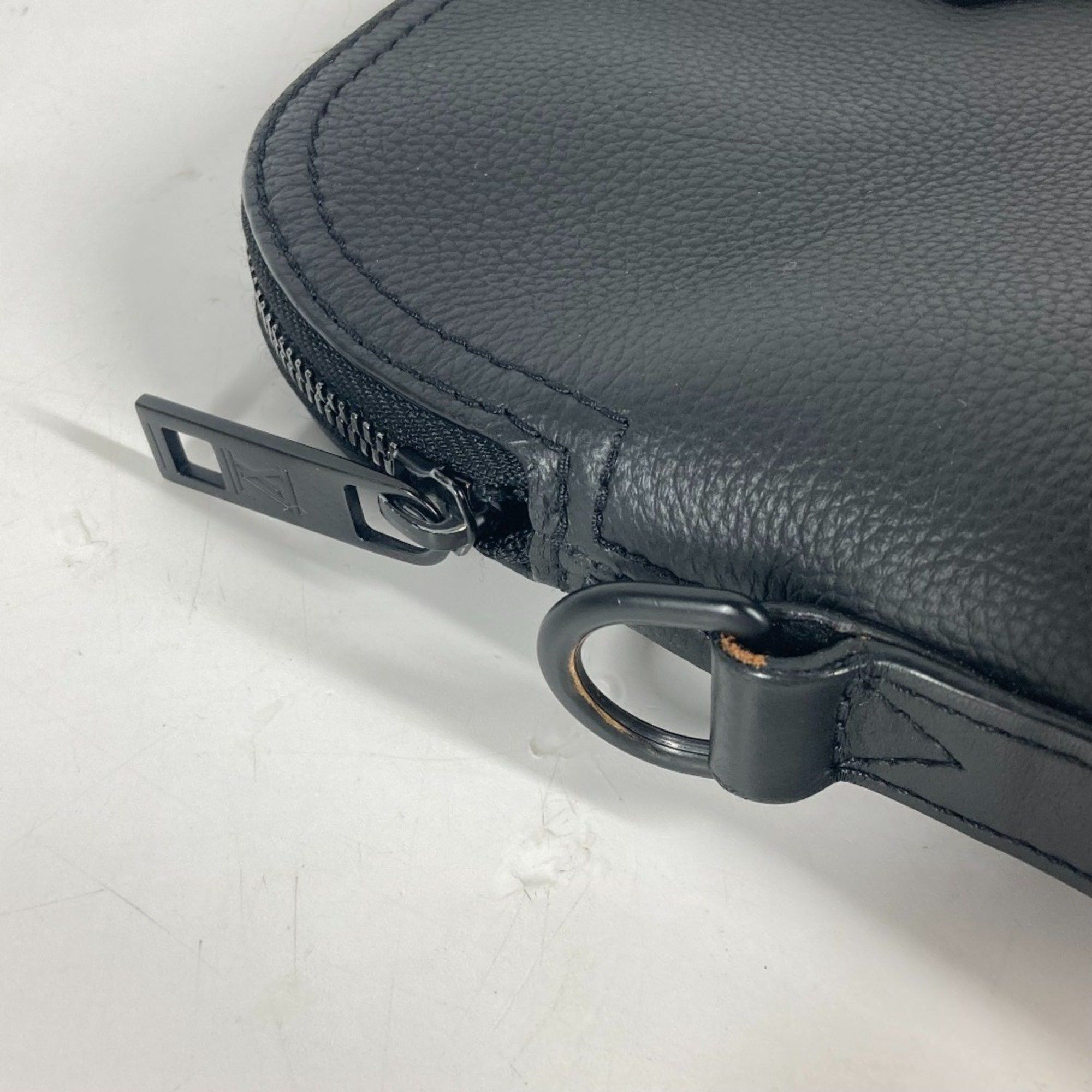 Louis Vuitton LOUIS VUITTON M59159 LV Aerogram Take-Off Briefcase Document Bag 2WAY Tote Shoulder Business Leather Men's Noir Black Size ONE SIZE - 9 Thumbnail