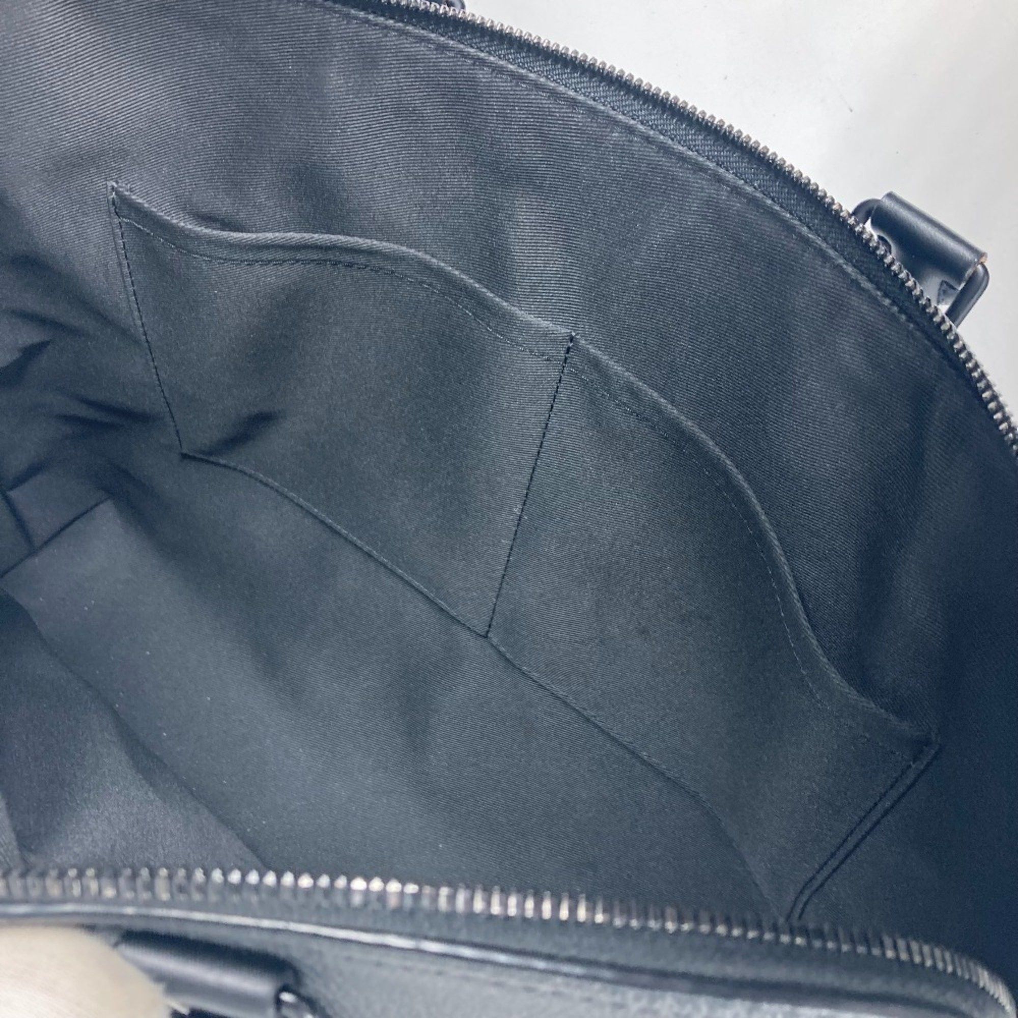 Louis Vuitton LOUIS VUITTON M59159 LV Aerogram Take-Off Briefcase Document Bag 2WAY Tote Shoulder Business Leather Men's Noir Black Size ONE SIZE - 17 Thumbnail